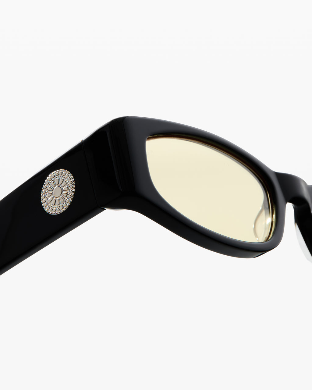 The Winona Rectangular Women's Sunglasses in Black