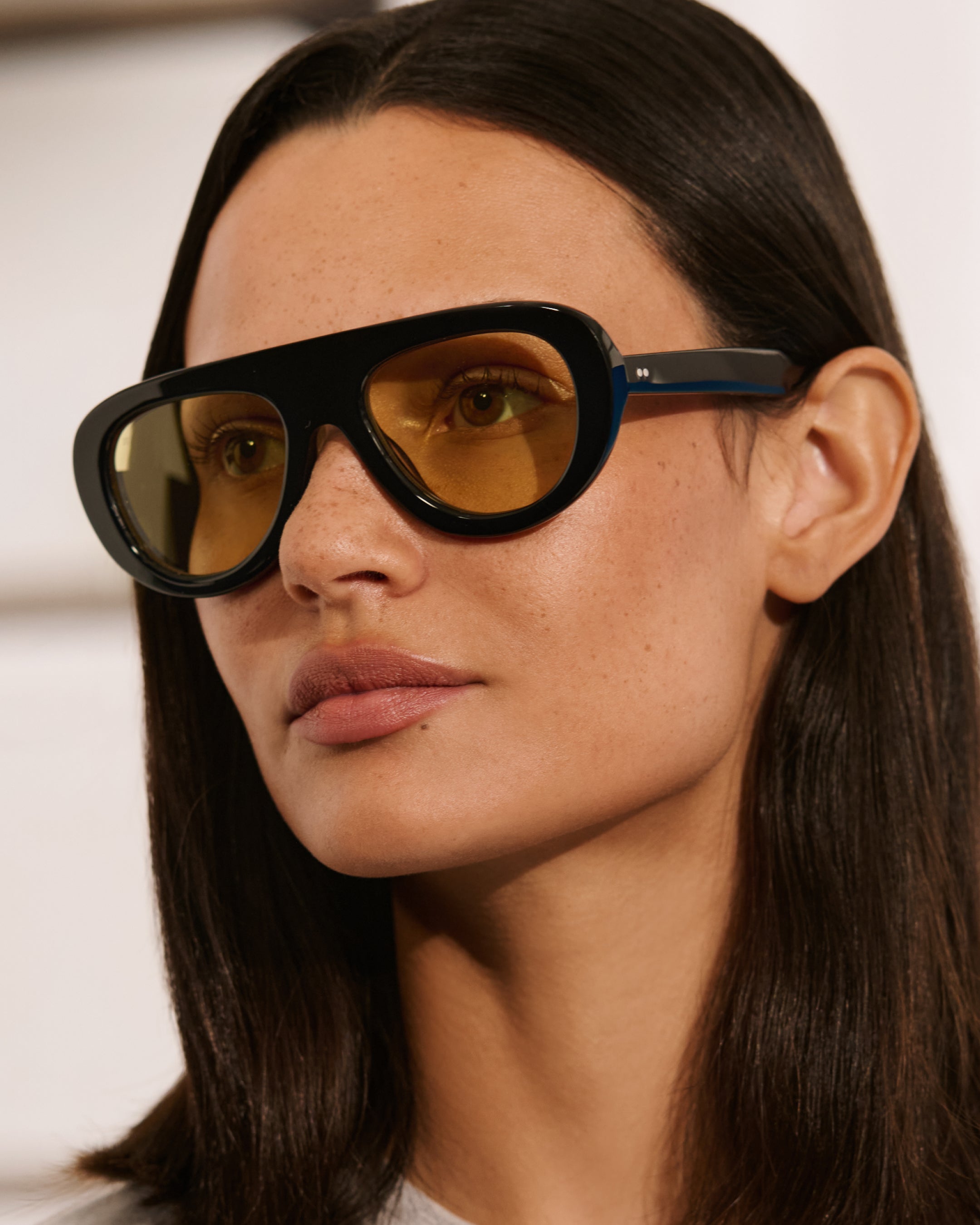 The Gabrie Aviator Women's Sunglasses in Black