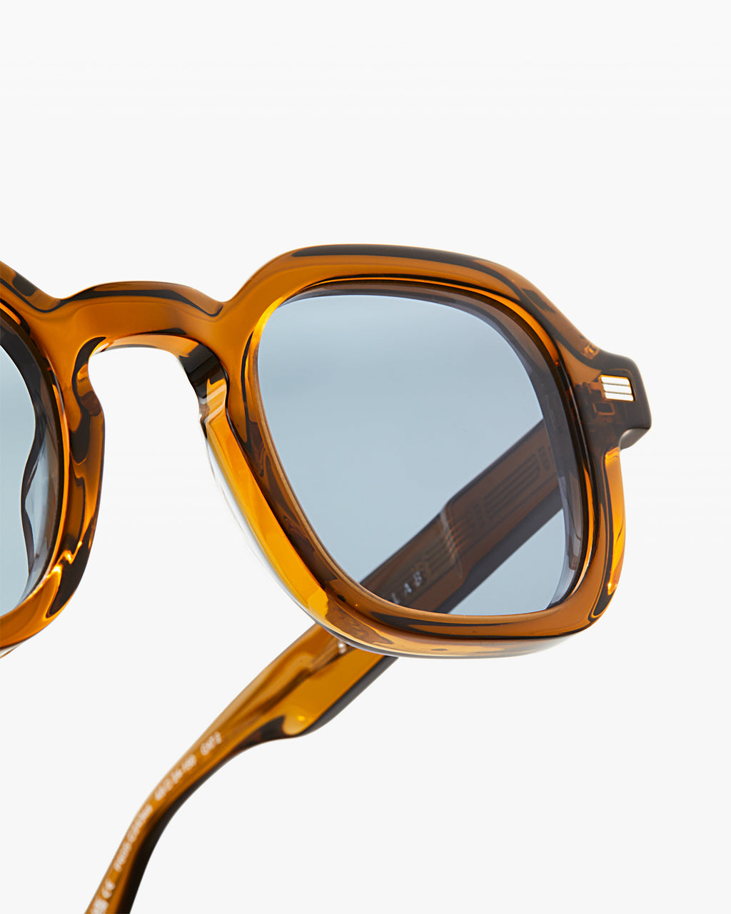 The Ezra Rechteckig Herren-Sonnenbrillen Eckig in Braun