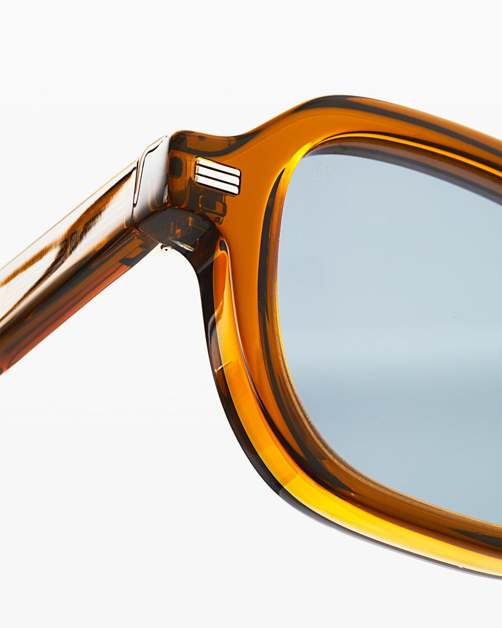 The Ezra Rechteckig Herren-Sonnenbrillen Eckig in Braun