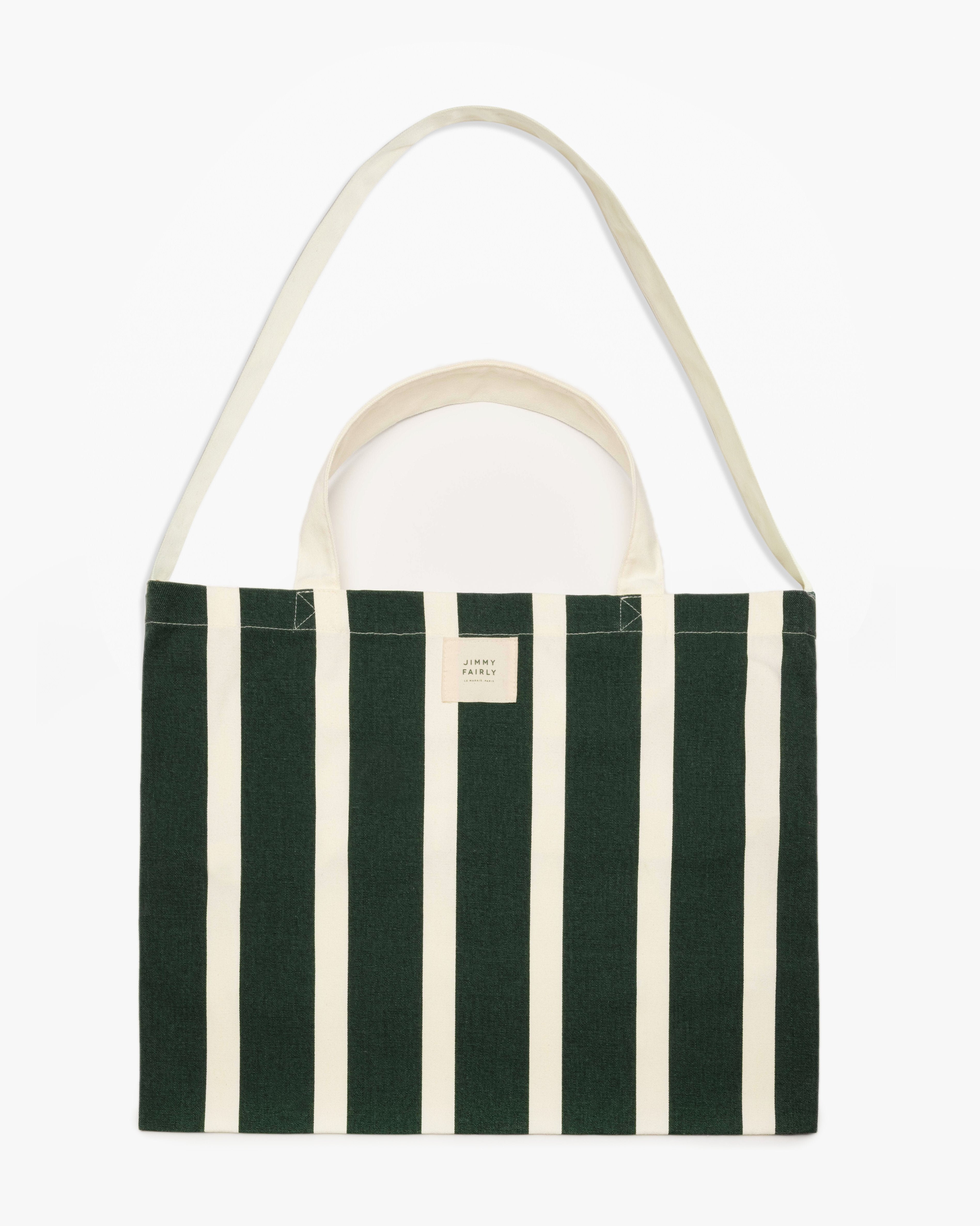 Tote Bag Winter   in Dark green