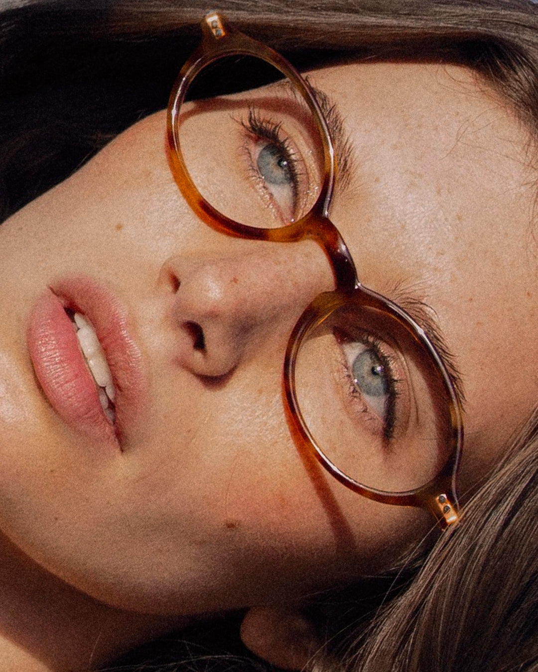 La Tribeca Ovale Lunettes de Vue pour femme in Ecaille jaune