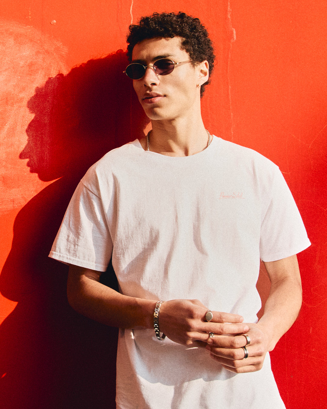 The Elvie Medium Women's Sunglasses in Gold | Jimmy Fairly Inter EN
