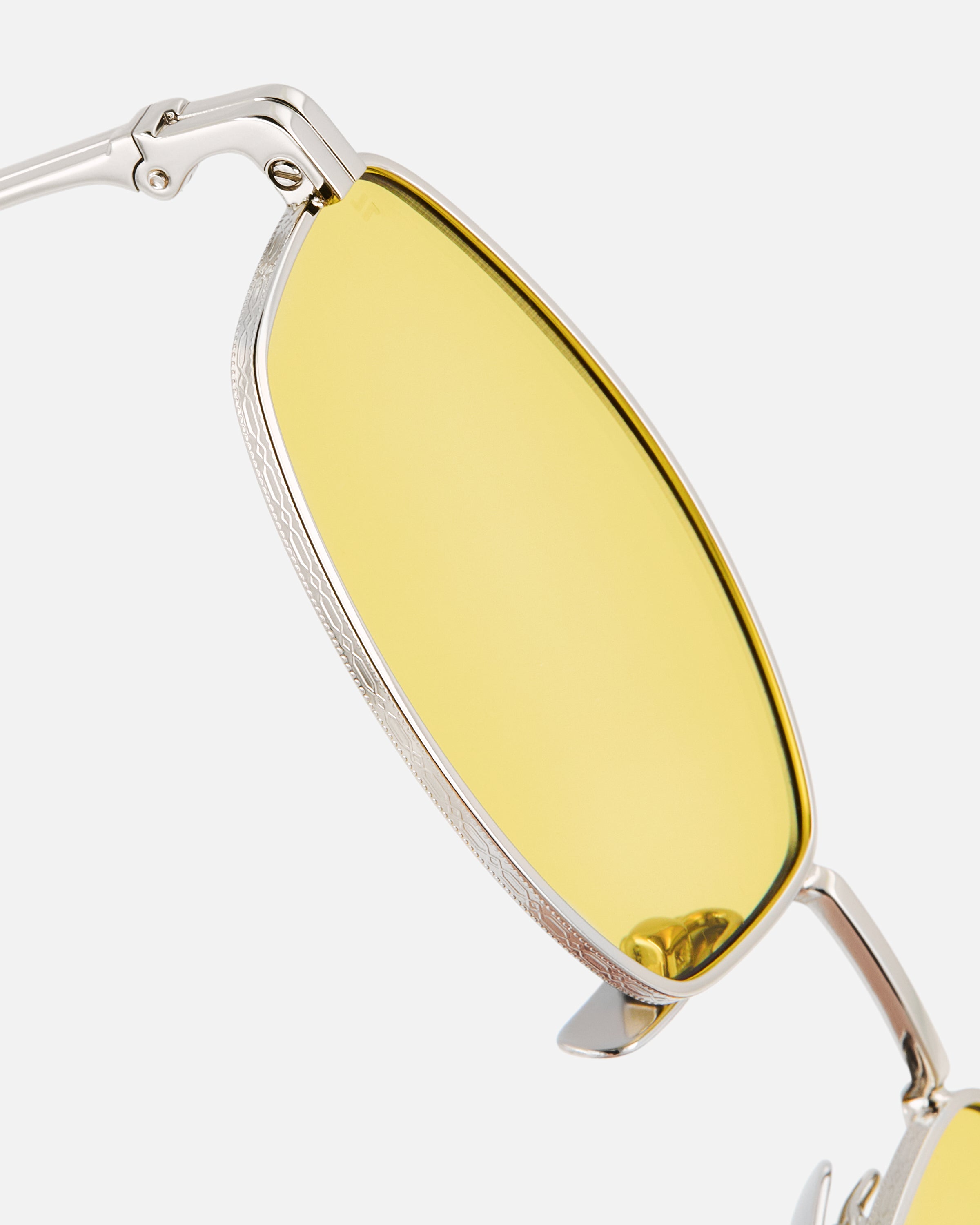 The Thib Rectangular Men's Sunglasses in Silver