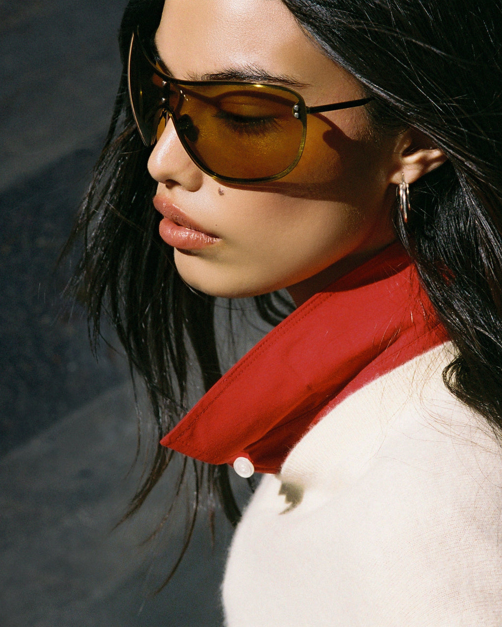 The Brooklyn Aviator Women's Sunglasses in Yellow