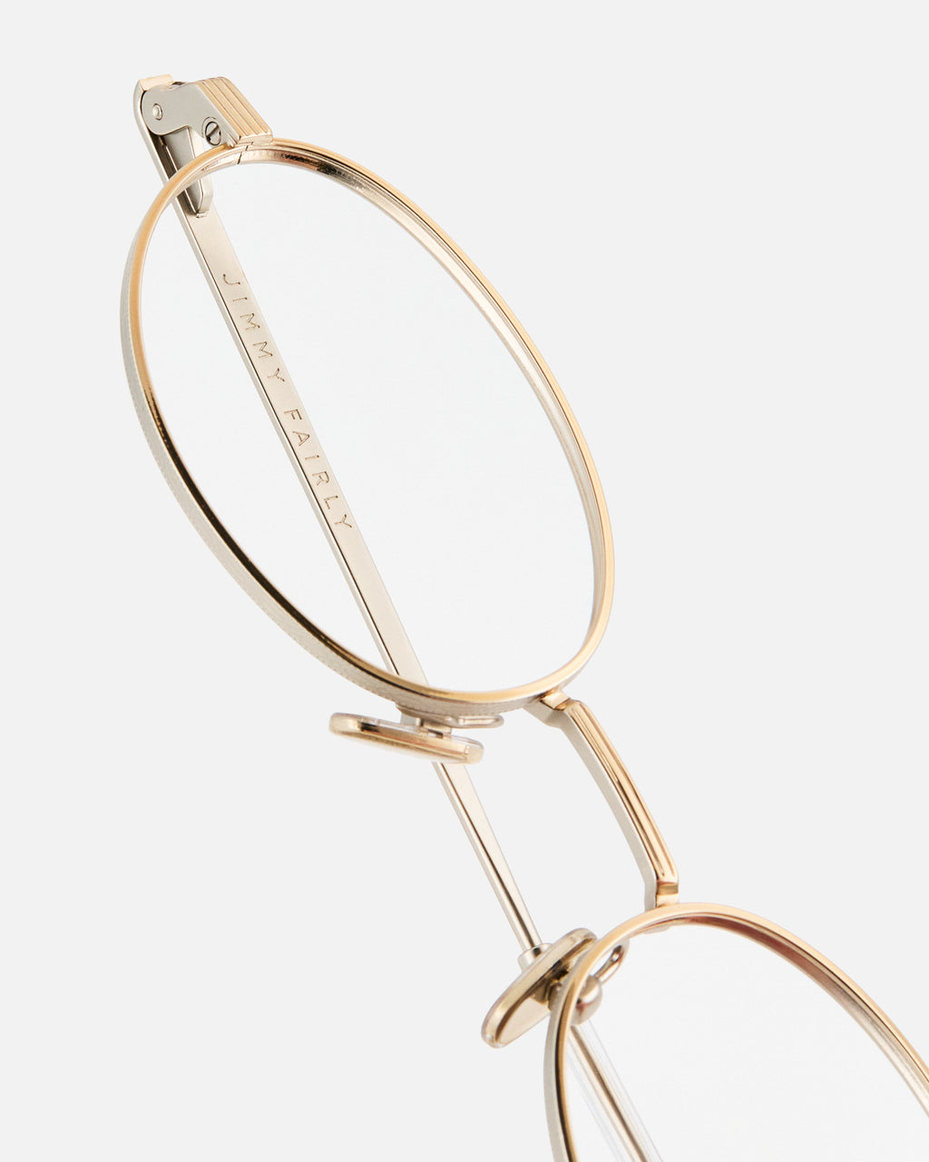 The Belmont Oval Herrenbrillen in Gold