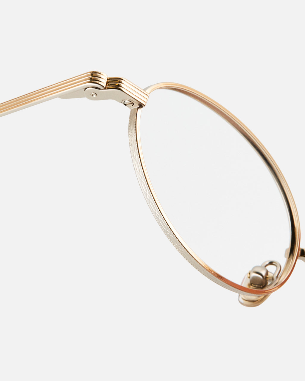 The Belmont Oval Herrenbrillen in Gold