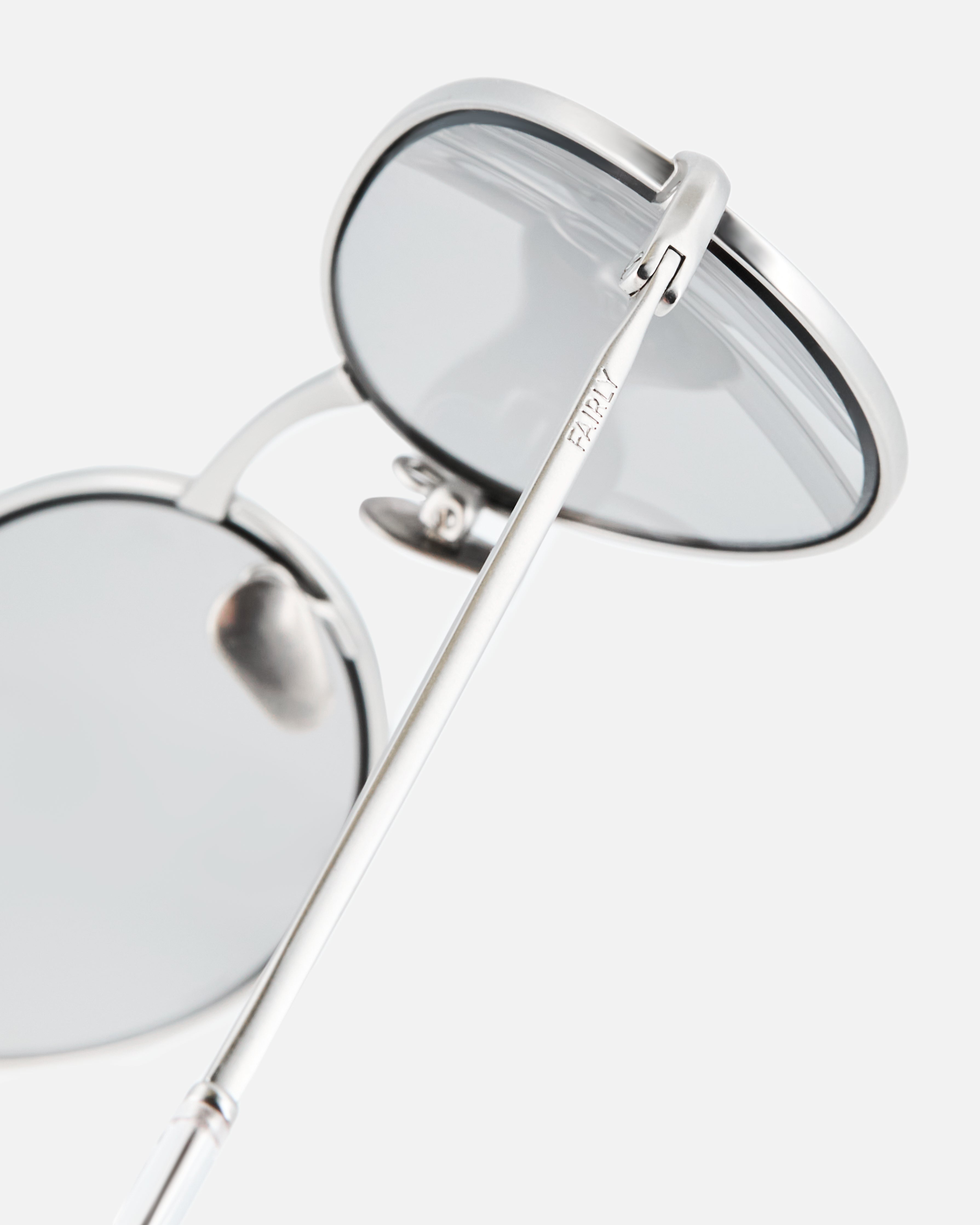 The Seed Medium Men's Sunglasses in Silver | Jimmy Fairly EN CA