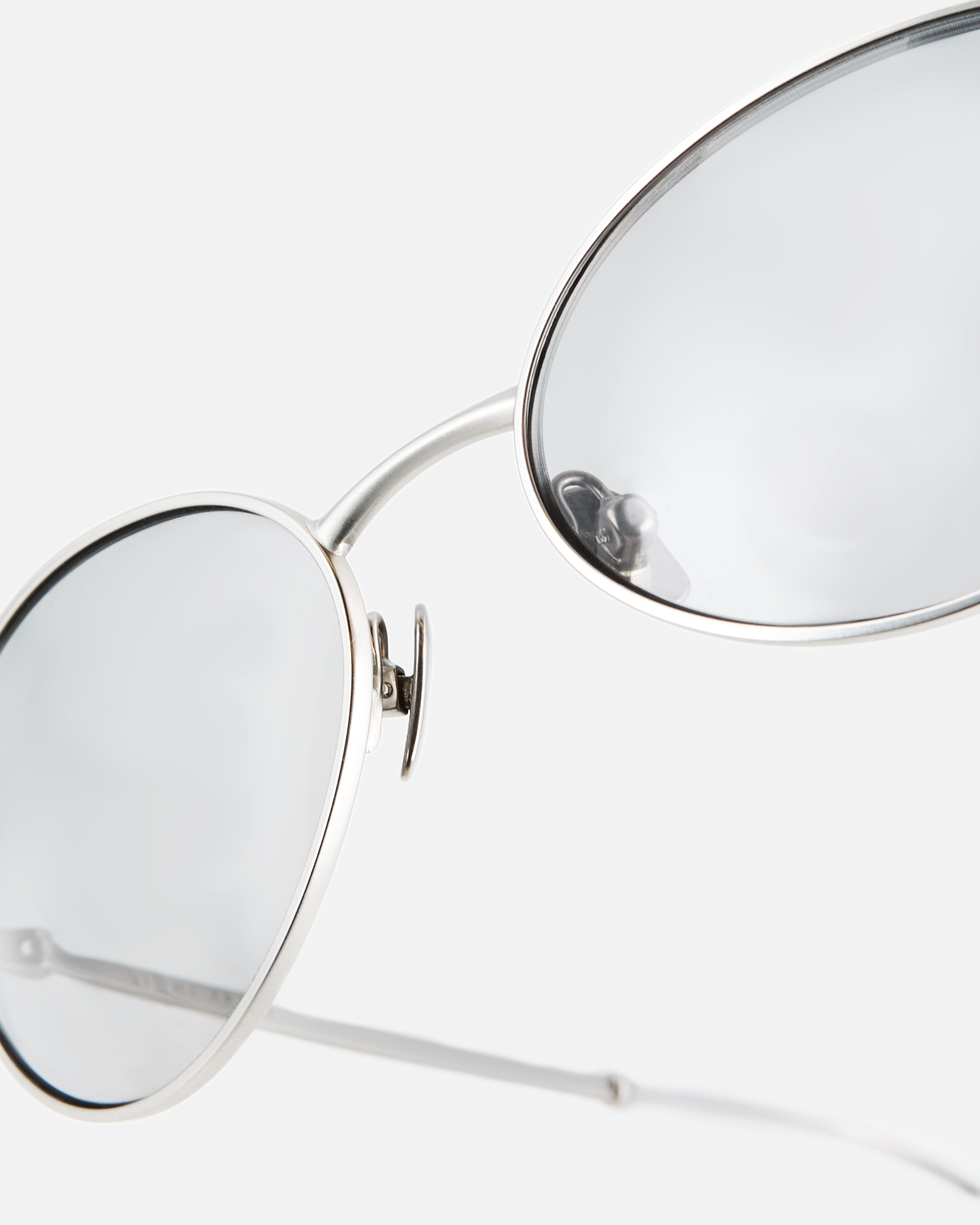 The Seed Medium Men's Sunglasses in Silver | Jimmy Fairly US