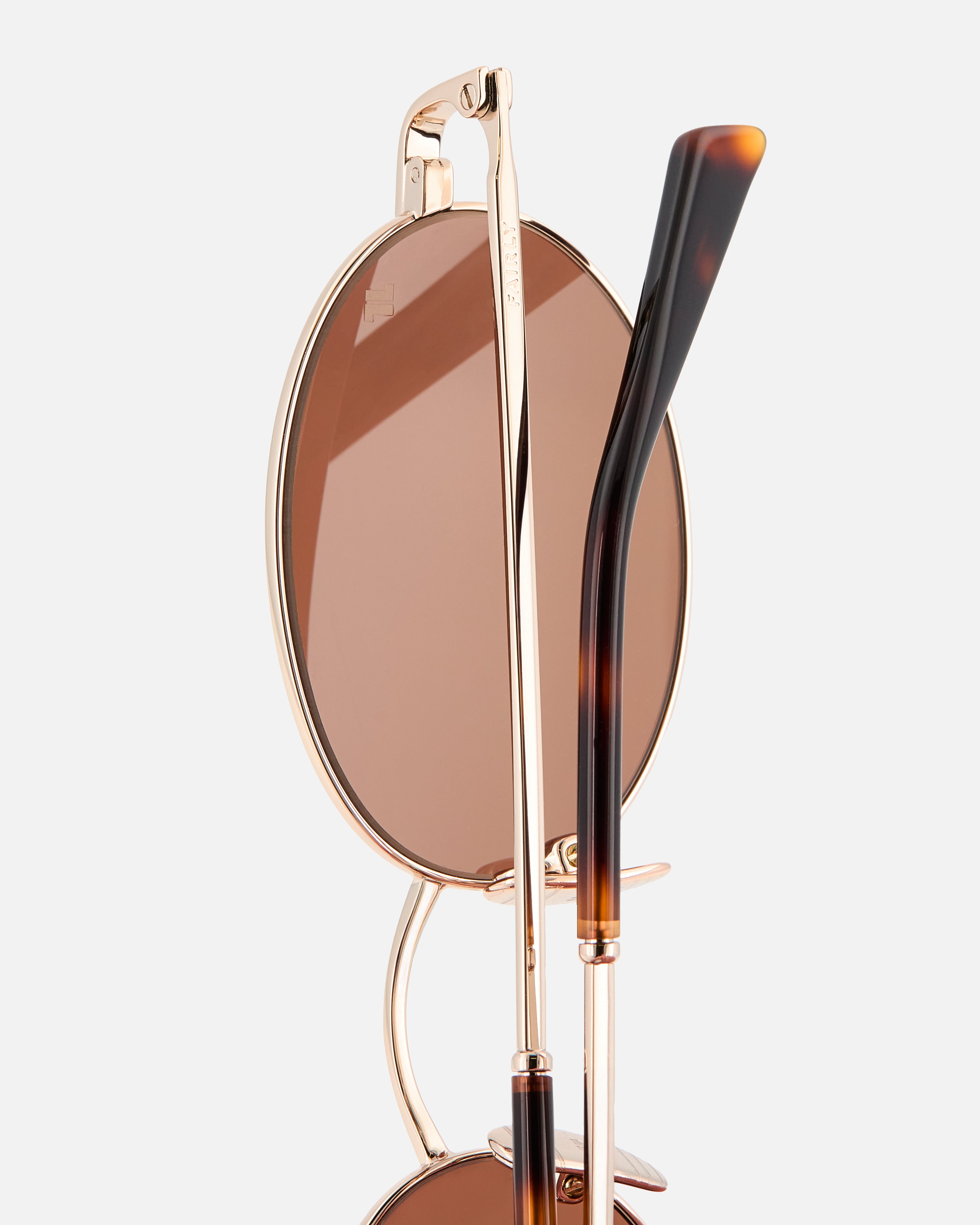 The Elvie Medium Women's Sunglasses in Gold | Jimmy Fairly US