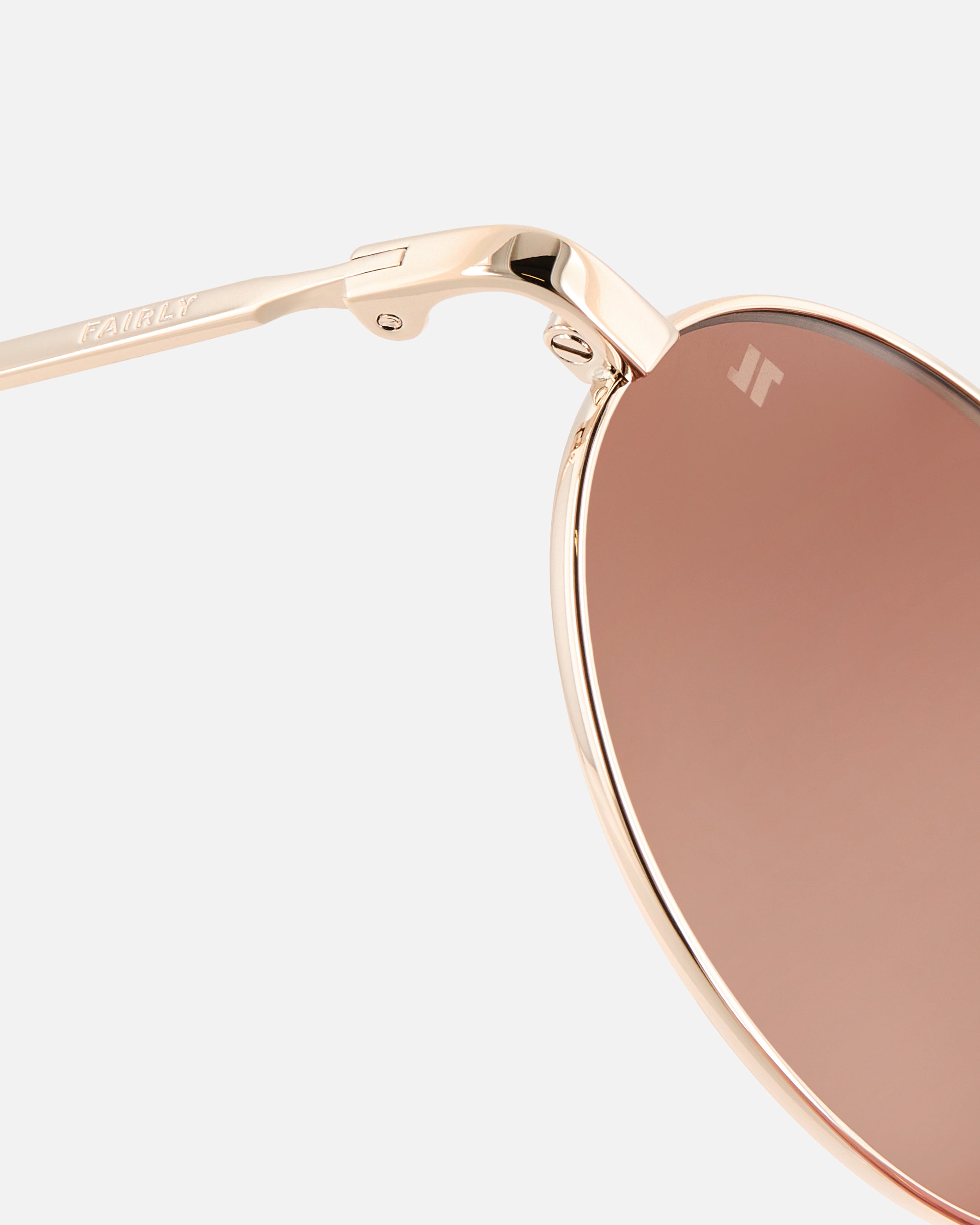 The Elvie Medium Women's Sunglasses in Gold | Jimmy Fairly US
