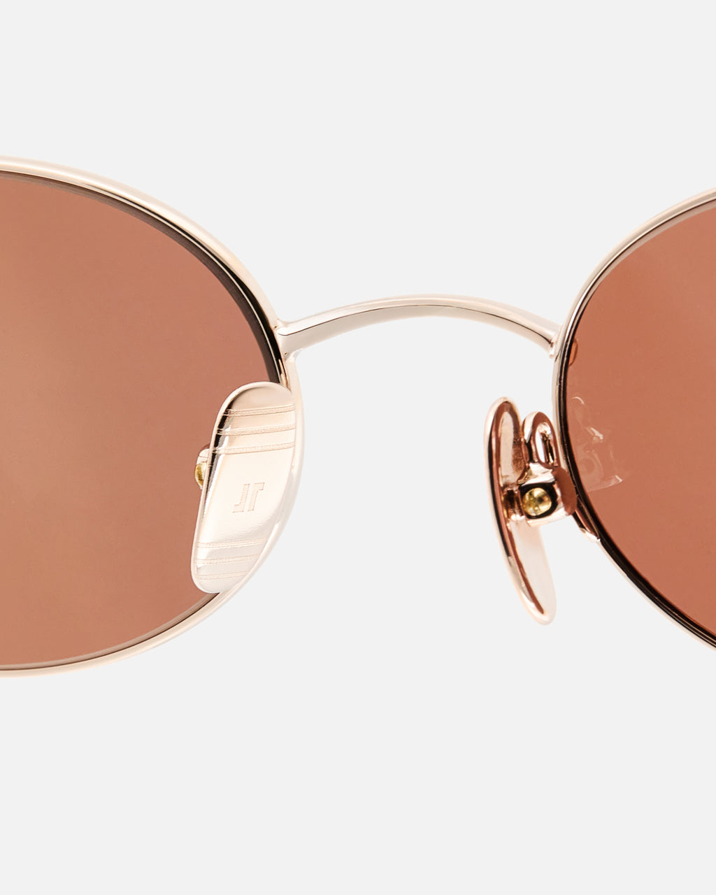 The Elvie Oval Women's Sunglasses in Gold