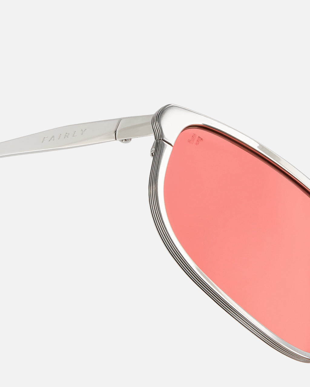 La Club Rectangulaire Lunettes de Soleil pour homme in Rouge