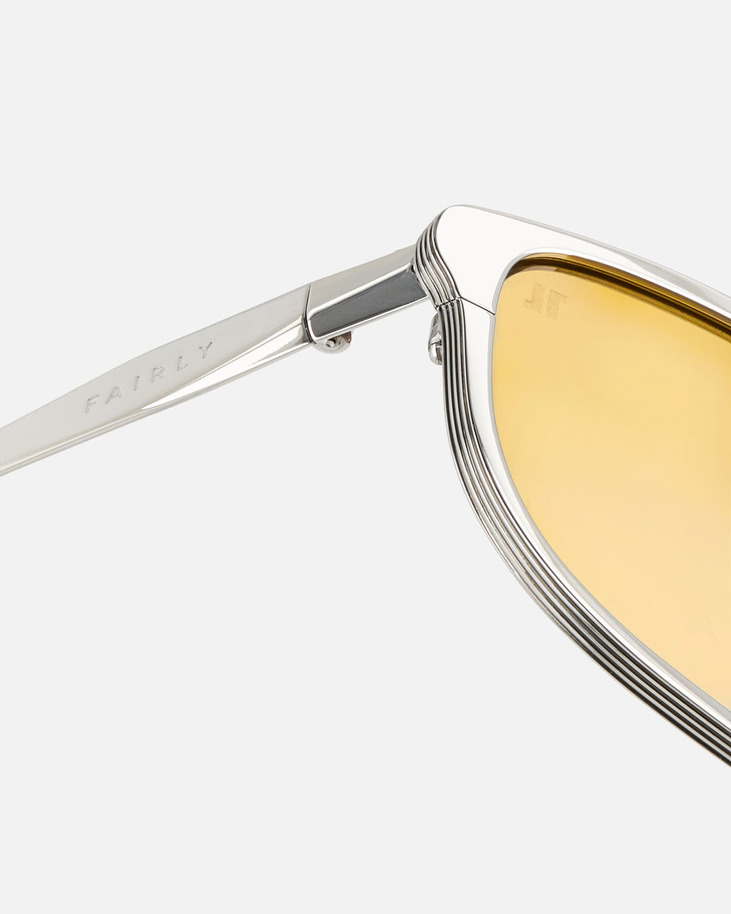 La Club Rectangulaire Lunettes de Soleil pour homme in Jaune