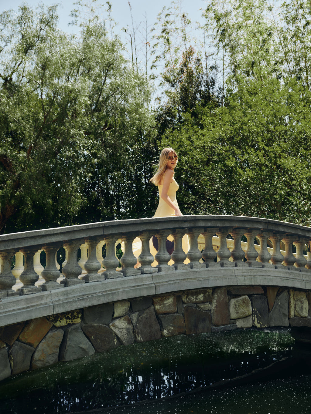 The Brune Aviator Women's Sunglasses in Black