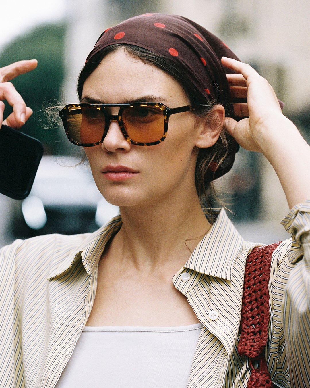 The Elma JF Colors Aviator Women's Sunglasses in Yellow Tortoise