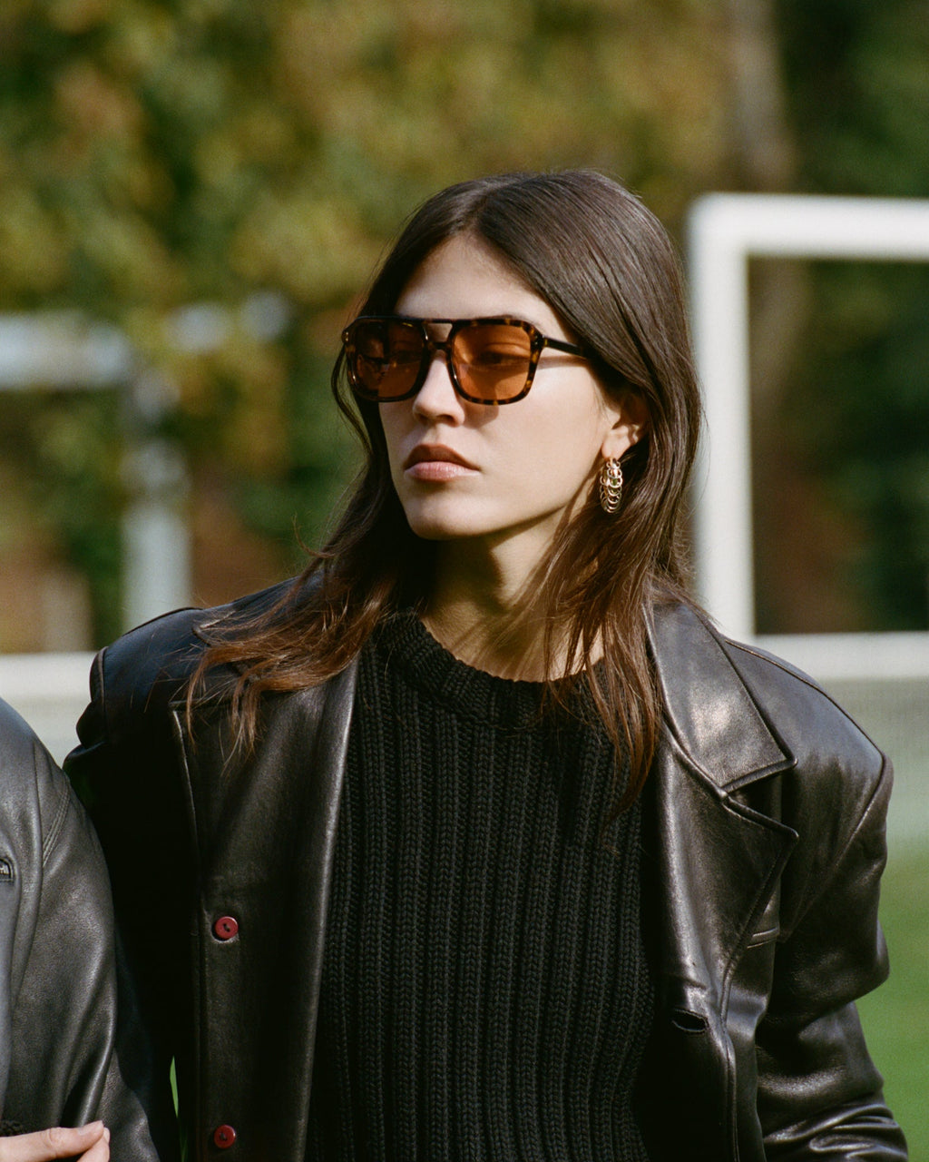 The Elma JF Colors Aviator Damen-Sonnenbrillen in Yellow Tortoise