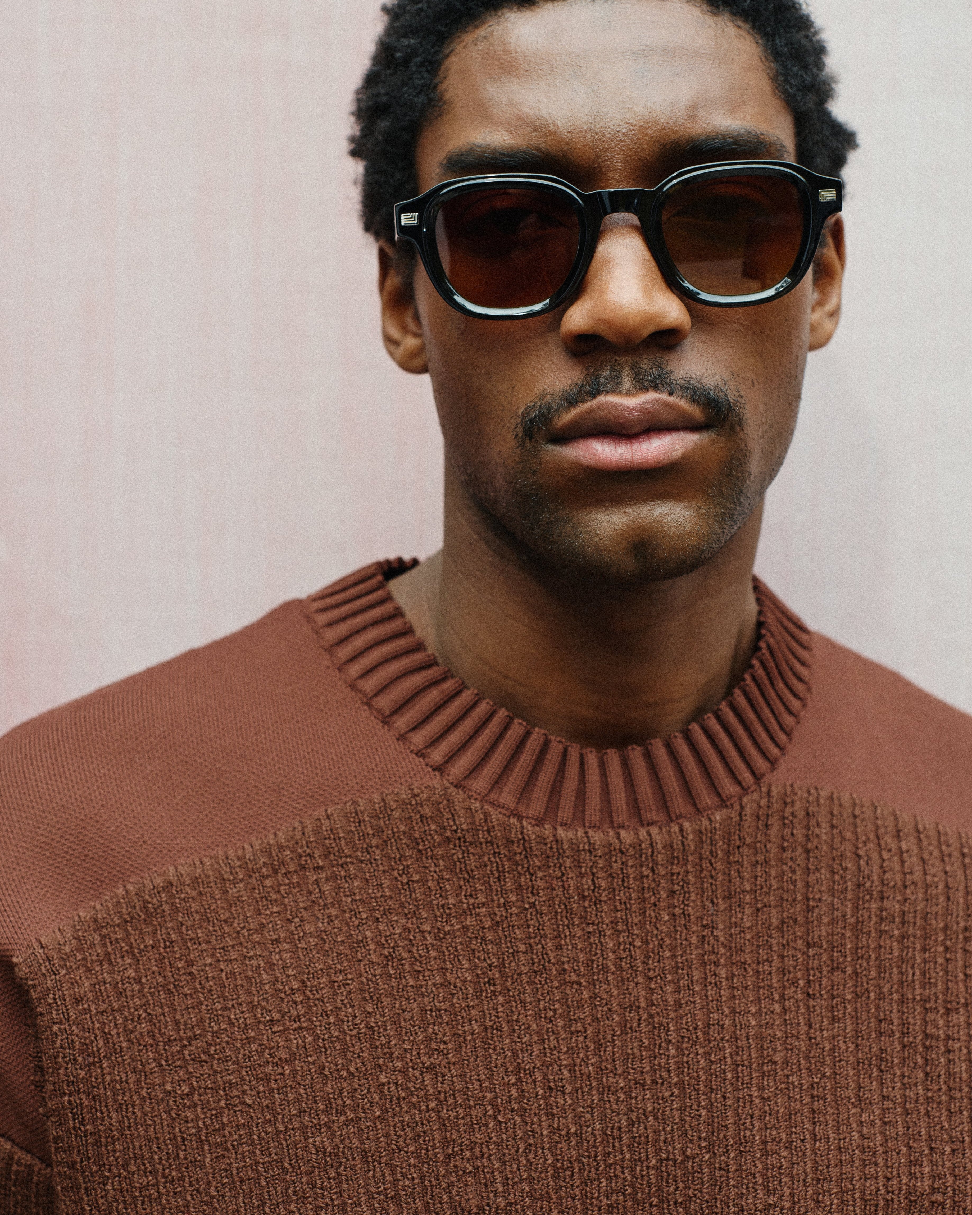 The Ezra Medium Men's Sunglasses in Black | Jimmy Fairly EN FR