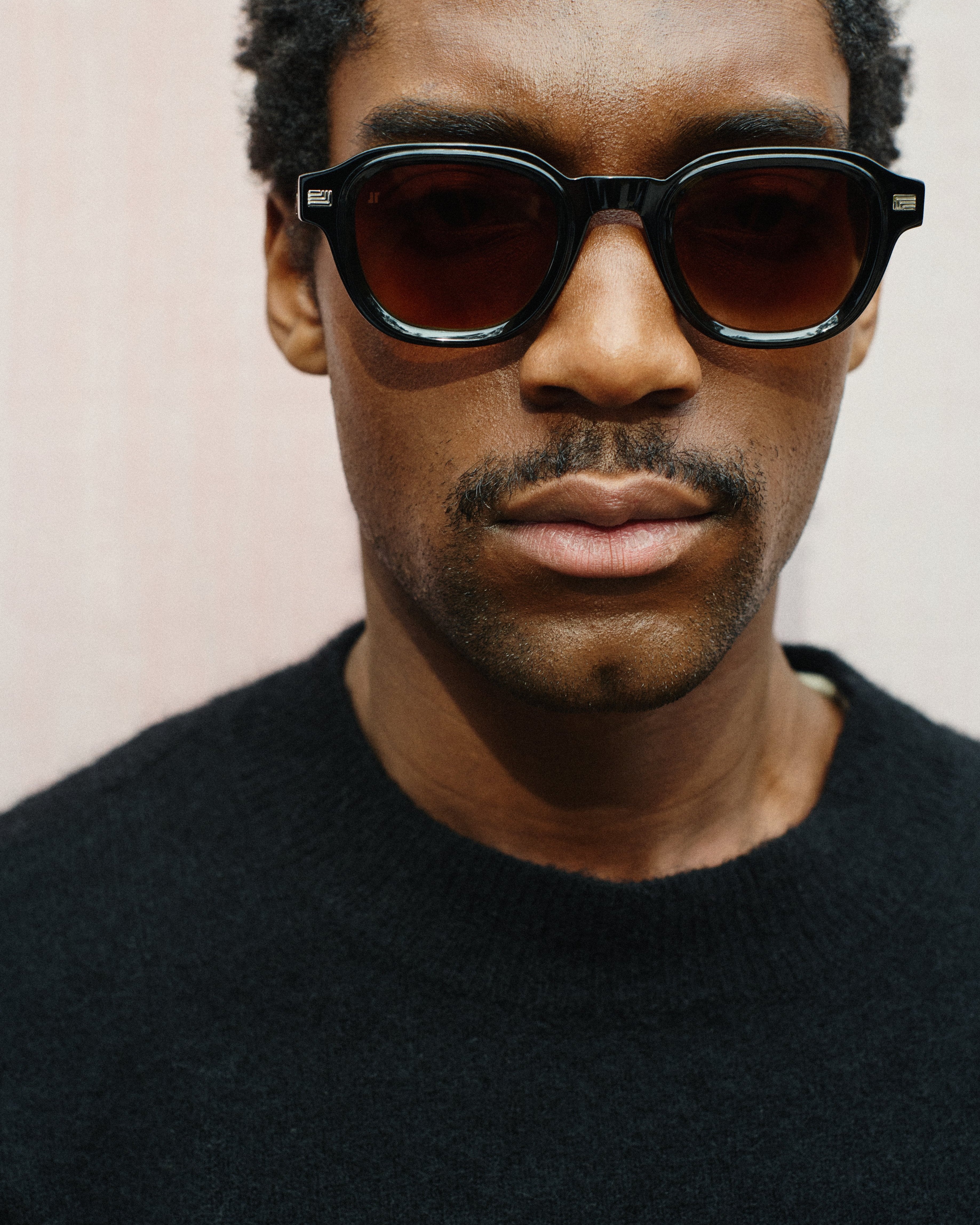 The Napoli Medium Men's Sunglasses in Black | Jimmy Fairly NO