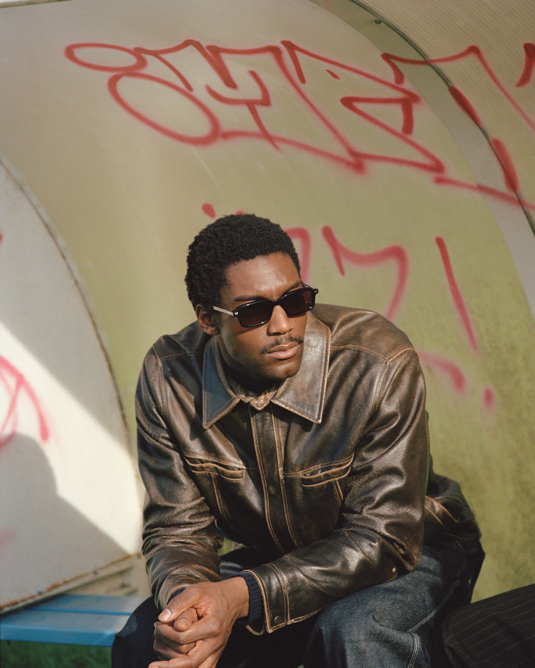 The Idro Rectangular Women's Sunglasses in Black