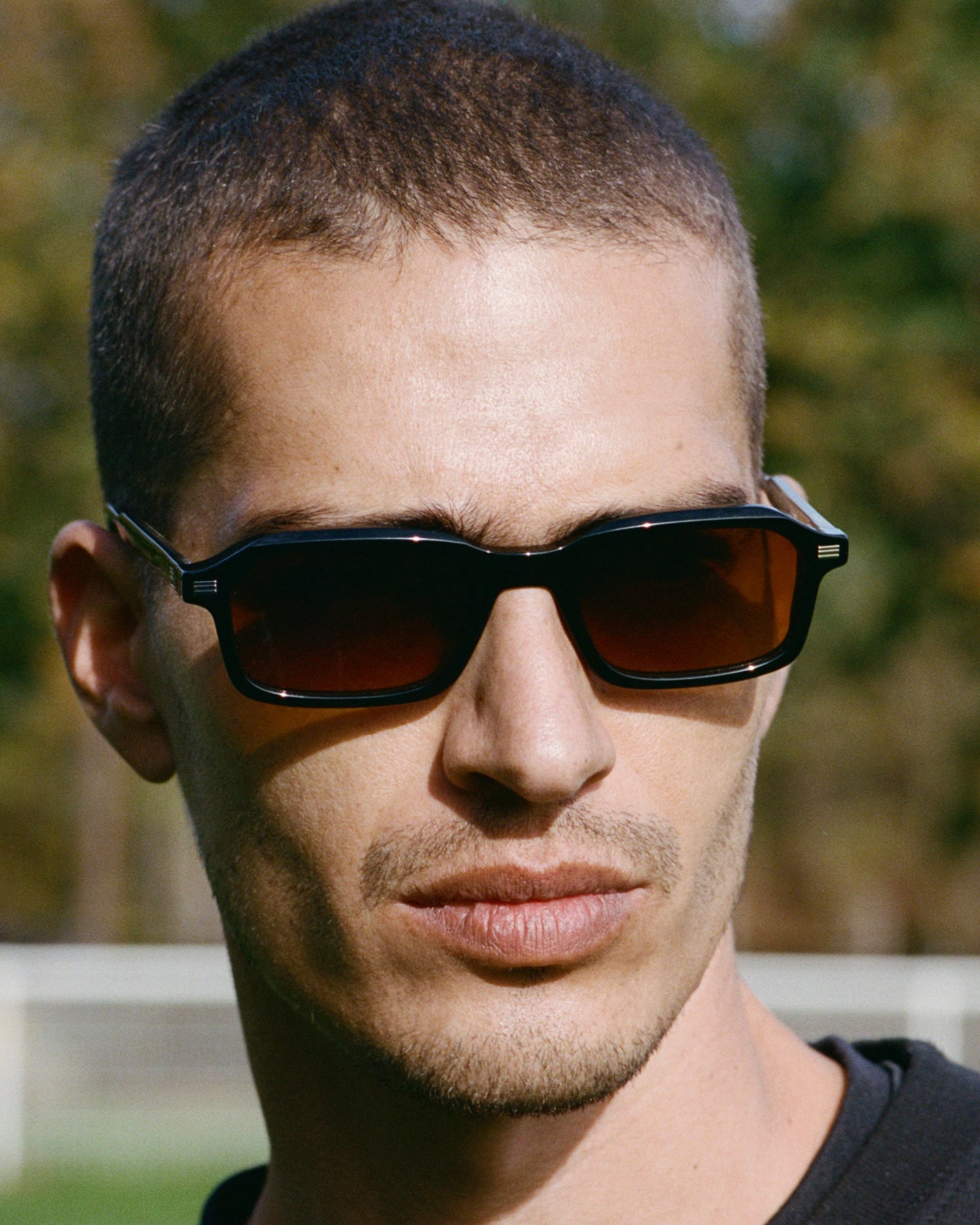 The Idro Rectangular Women's Sunglasses in Black