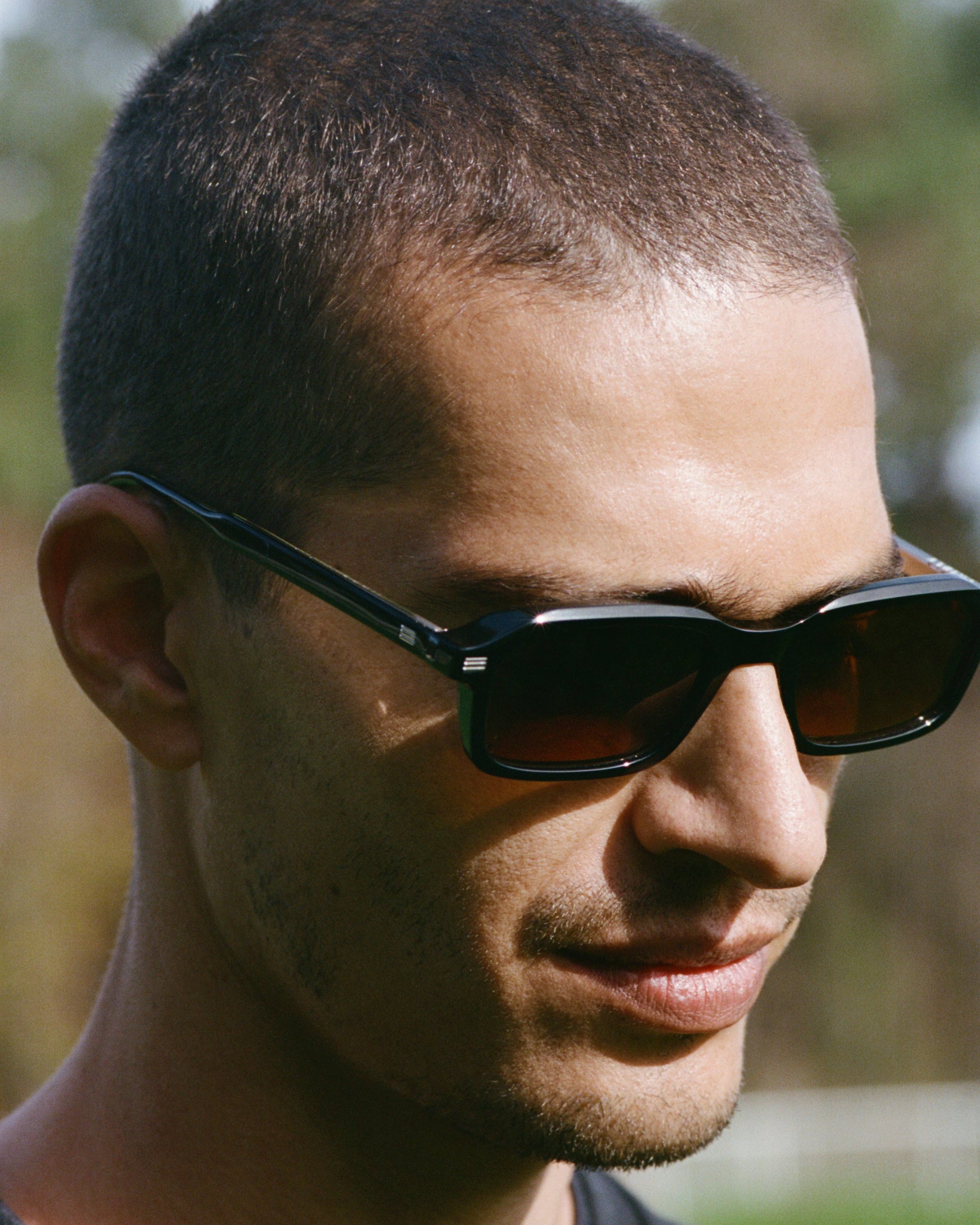 The Idro Rectangular Women's Sunglasses in Black