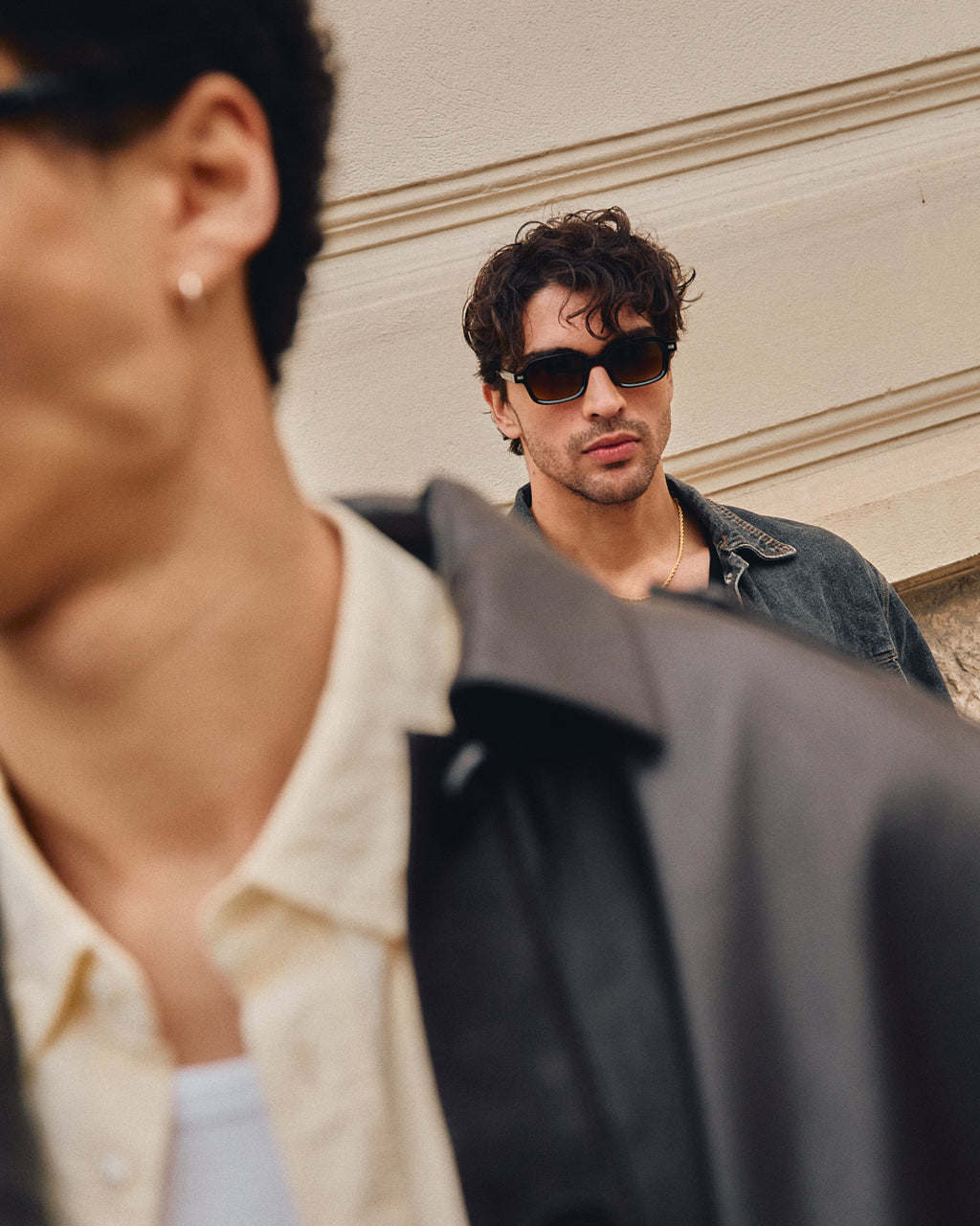 The Idro Rectangular Women's Sunglasses in Black