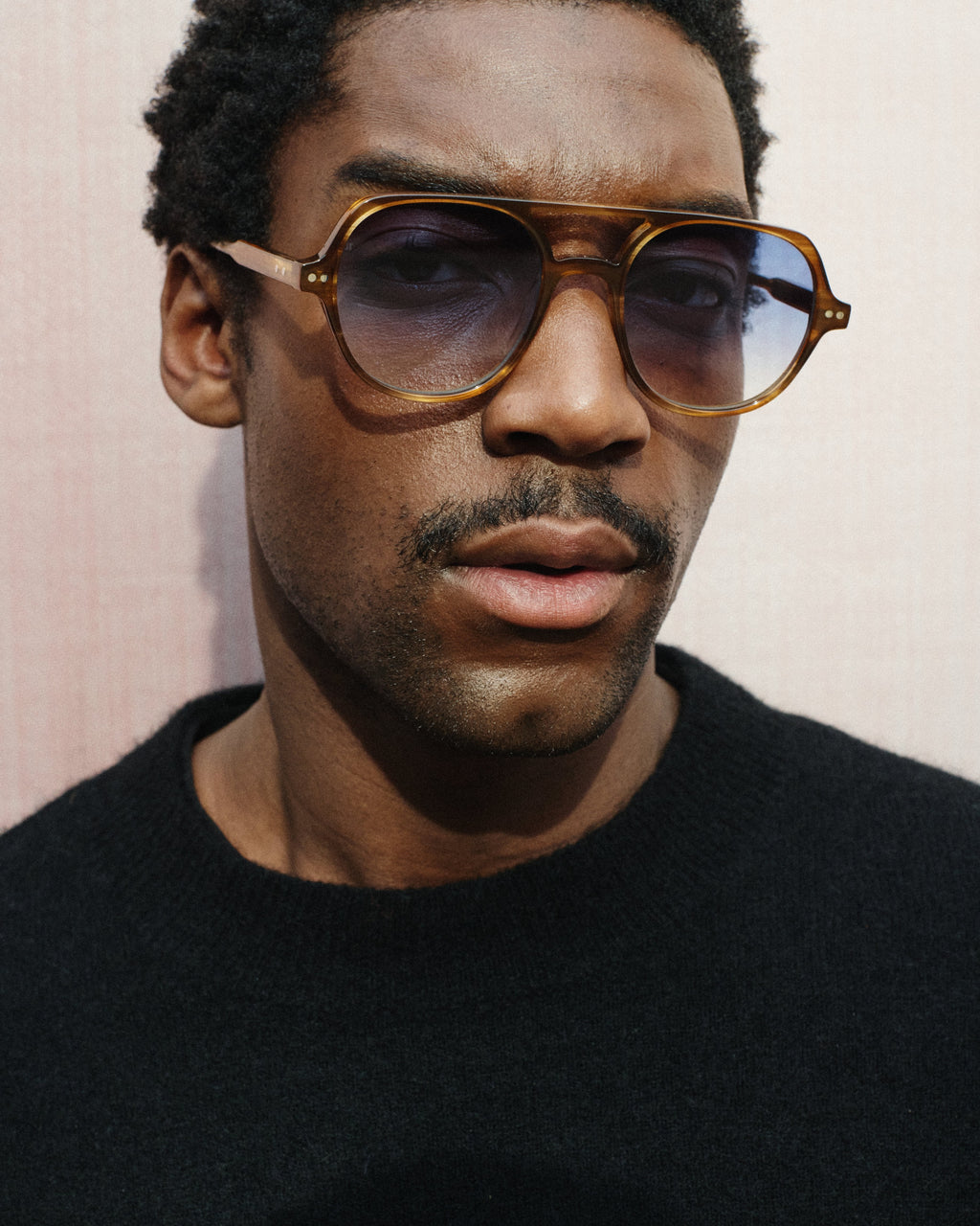 The Lars Aviator Herren-Sonnenbrillen in Braun