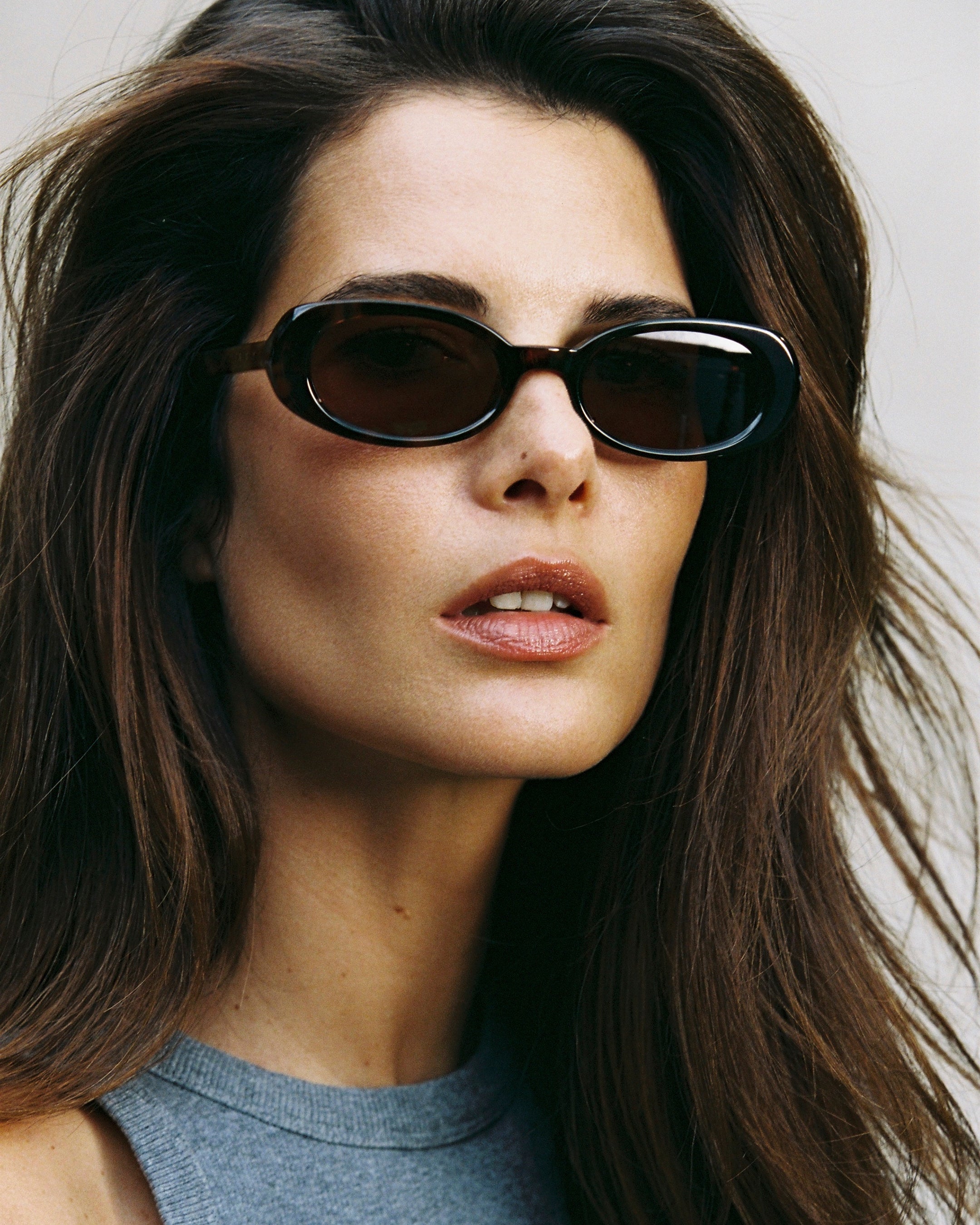 The Janna Oval Women's Sunglasses in Dark Tortoise