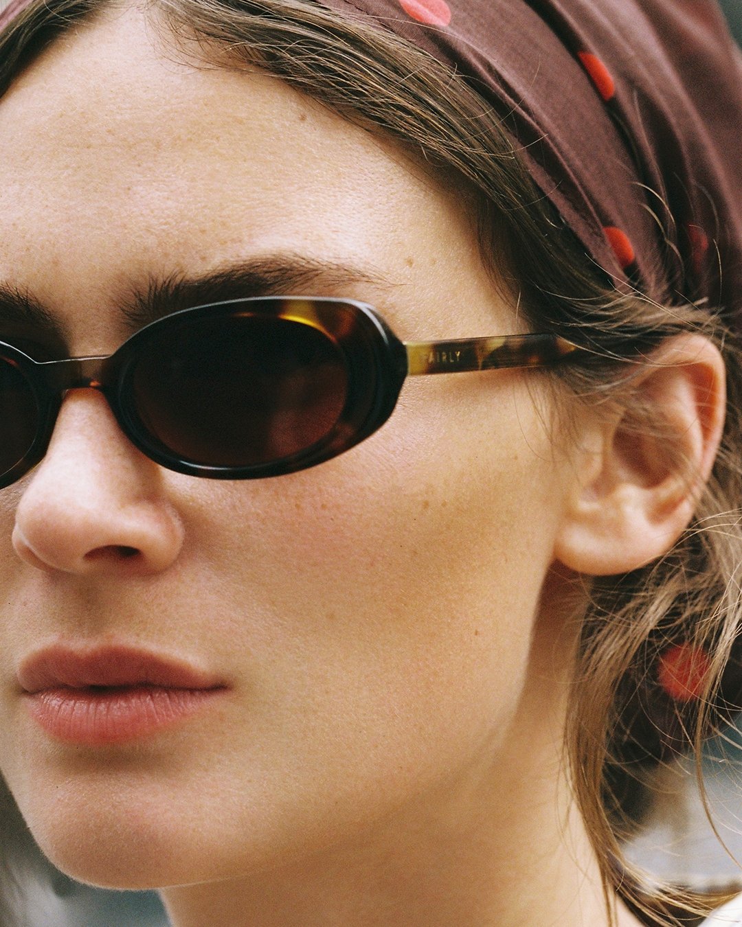 The Janna Oval Women's Sunglasses in Dark Tortoise