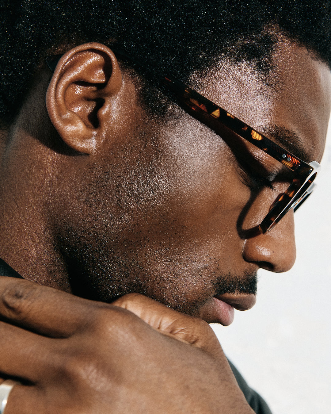 La Oden Carré Lunettes de Vue pour homme in Ecaille foncée