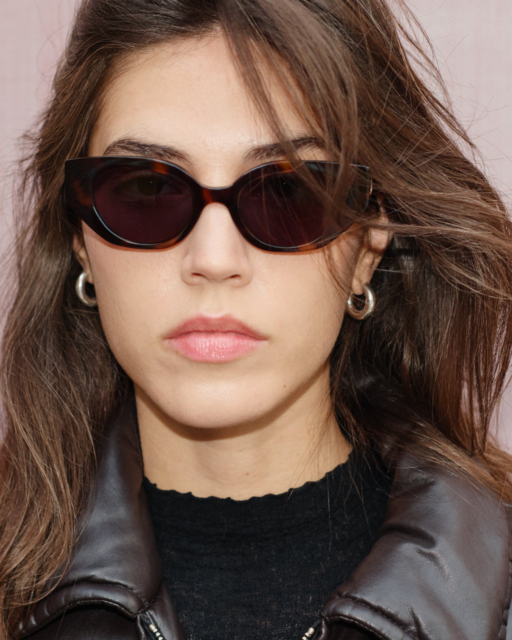 The Amalia Schmetterling Damen-Sonnenbrillen in Dark Tortoise