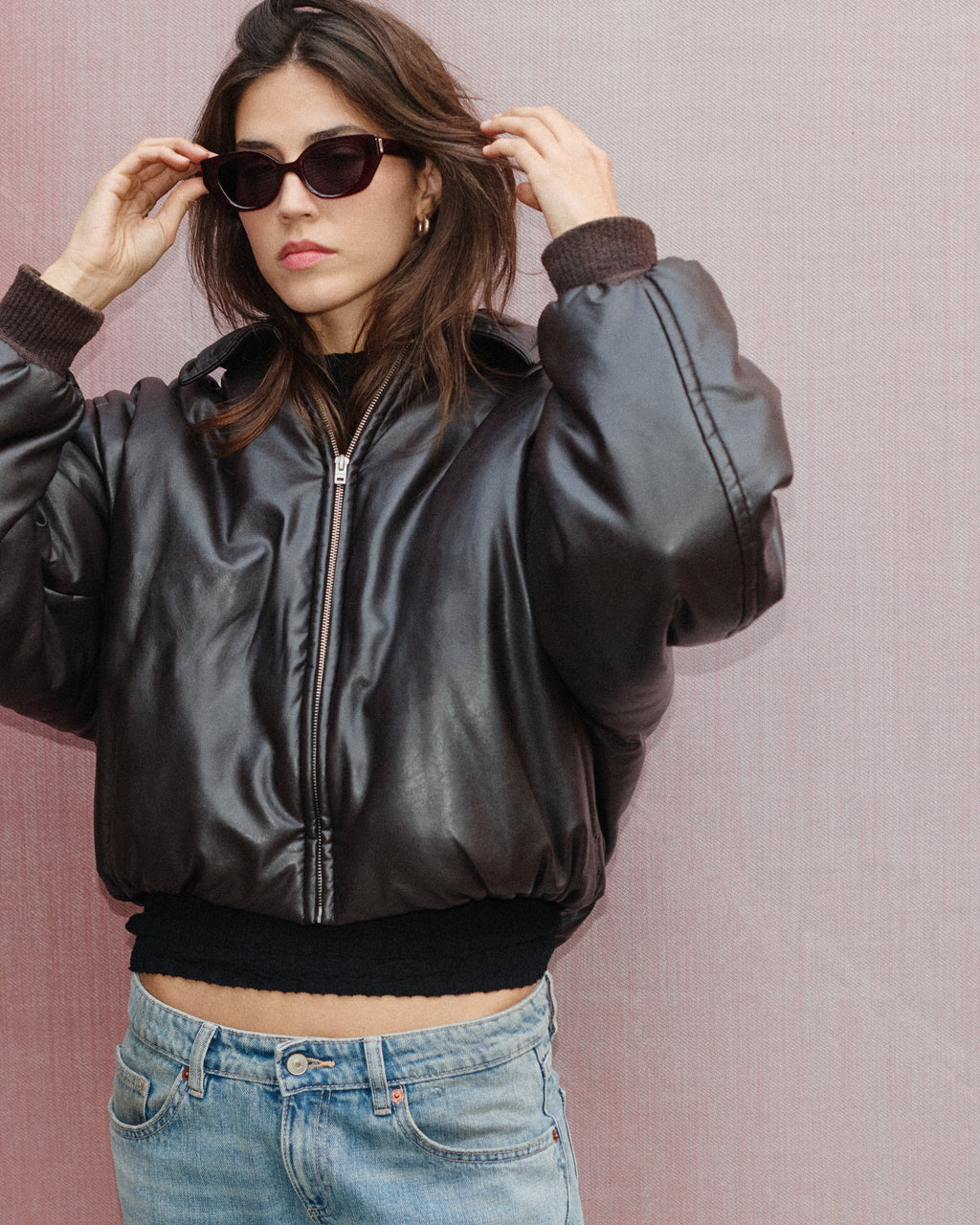 The Amalia Schmetterling Damen-Sonnenbrillen in Dark Tortoise