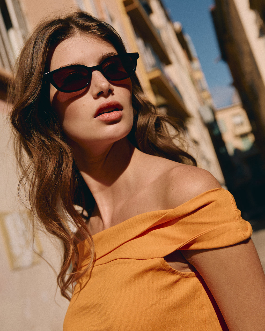 The Pippa Butterfly Women's Sunglasses in Dark Tortoise