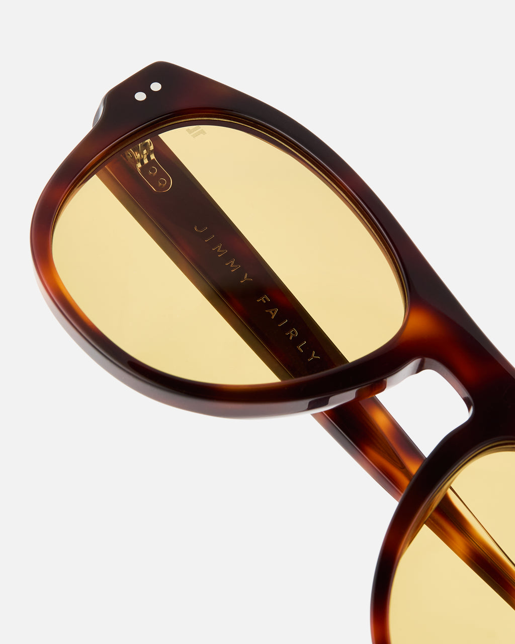 The Lior JF Colors Aviator Men's Sunglasses in Dark Tortoise