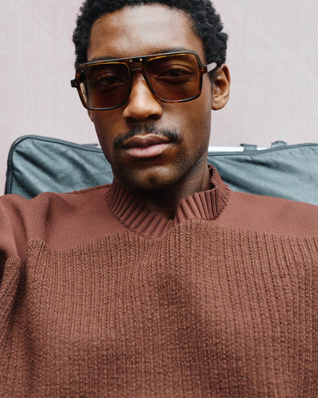 The Nax Aviator Damen-Sonnenbrillen in Dark Tortoise