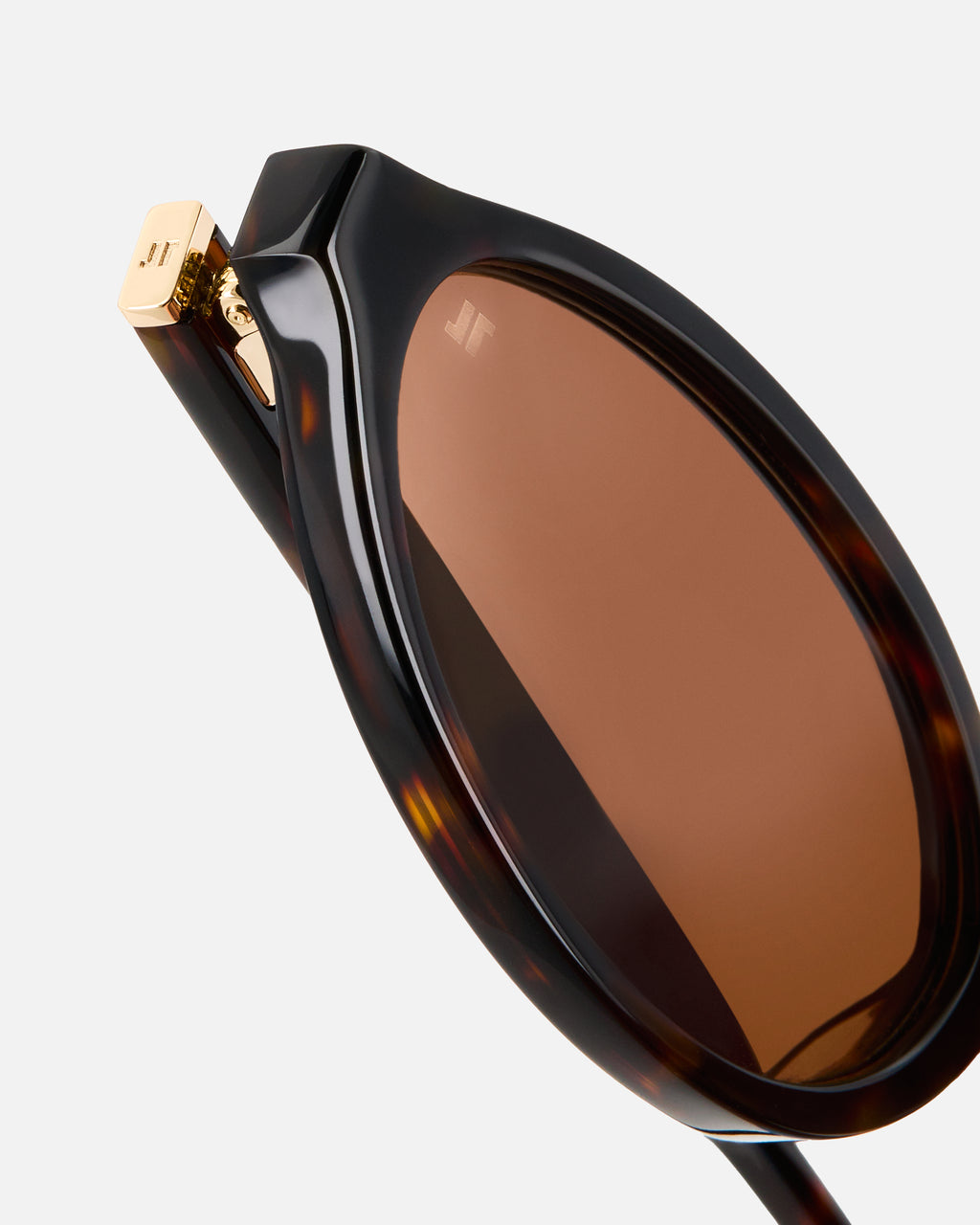 The Meg Oval Damen-Sonnenbrillen in Dark Tortoise