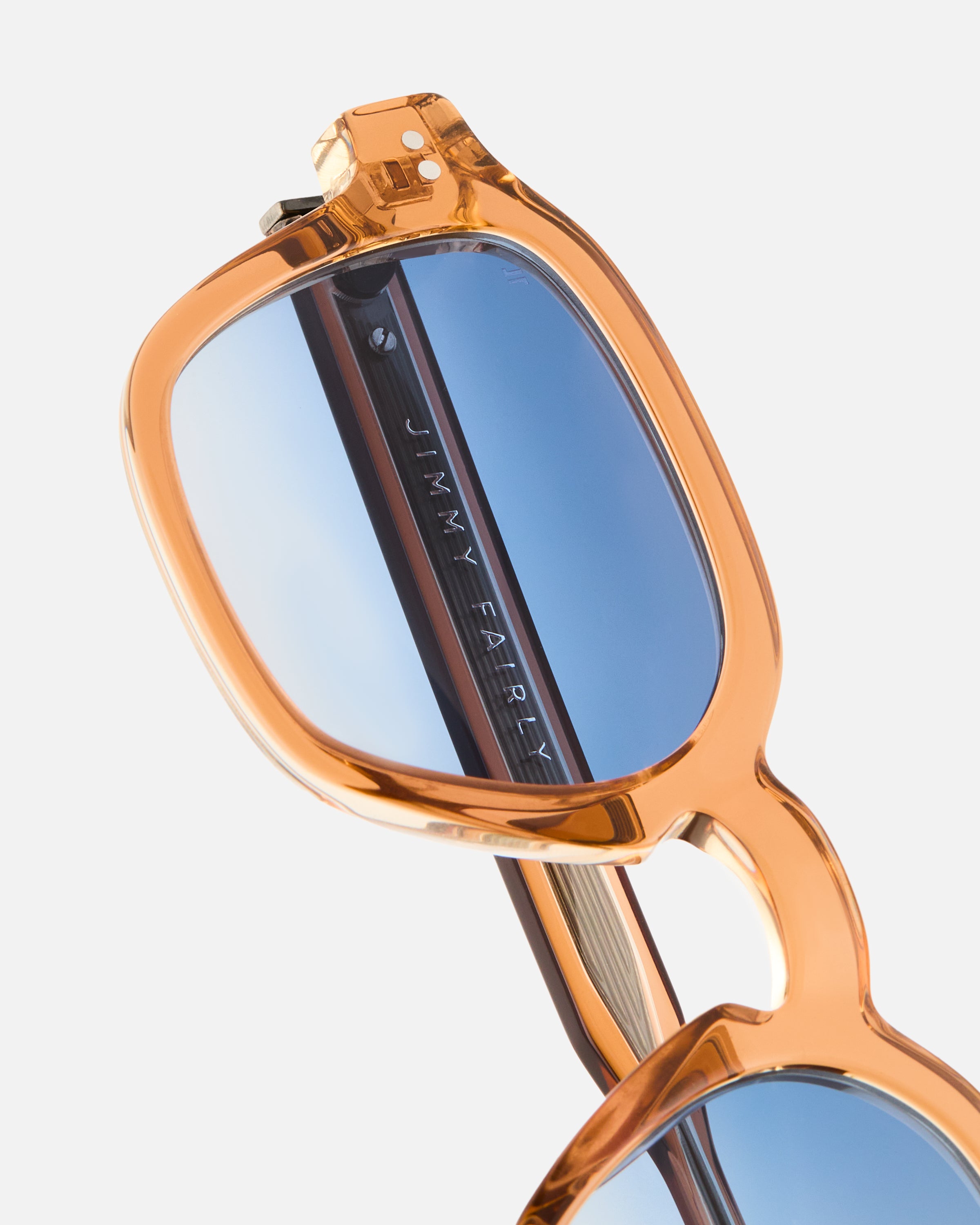 The Seb Hexagonal Men's Sunglasses in Brown