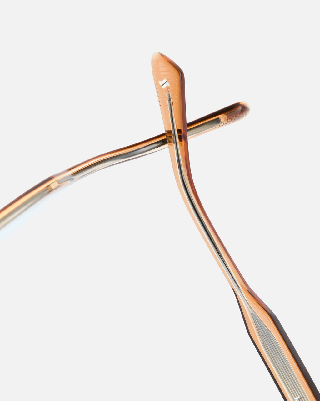 The Seb Sechseckig Herren-Sonnenbrillen in Braun