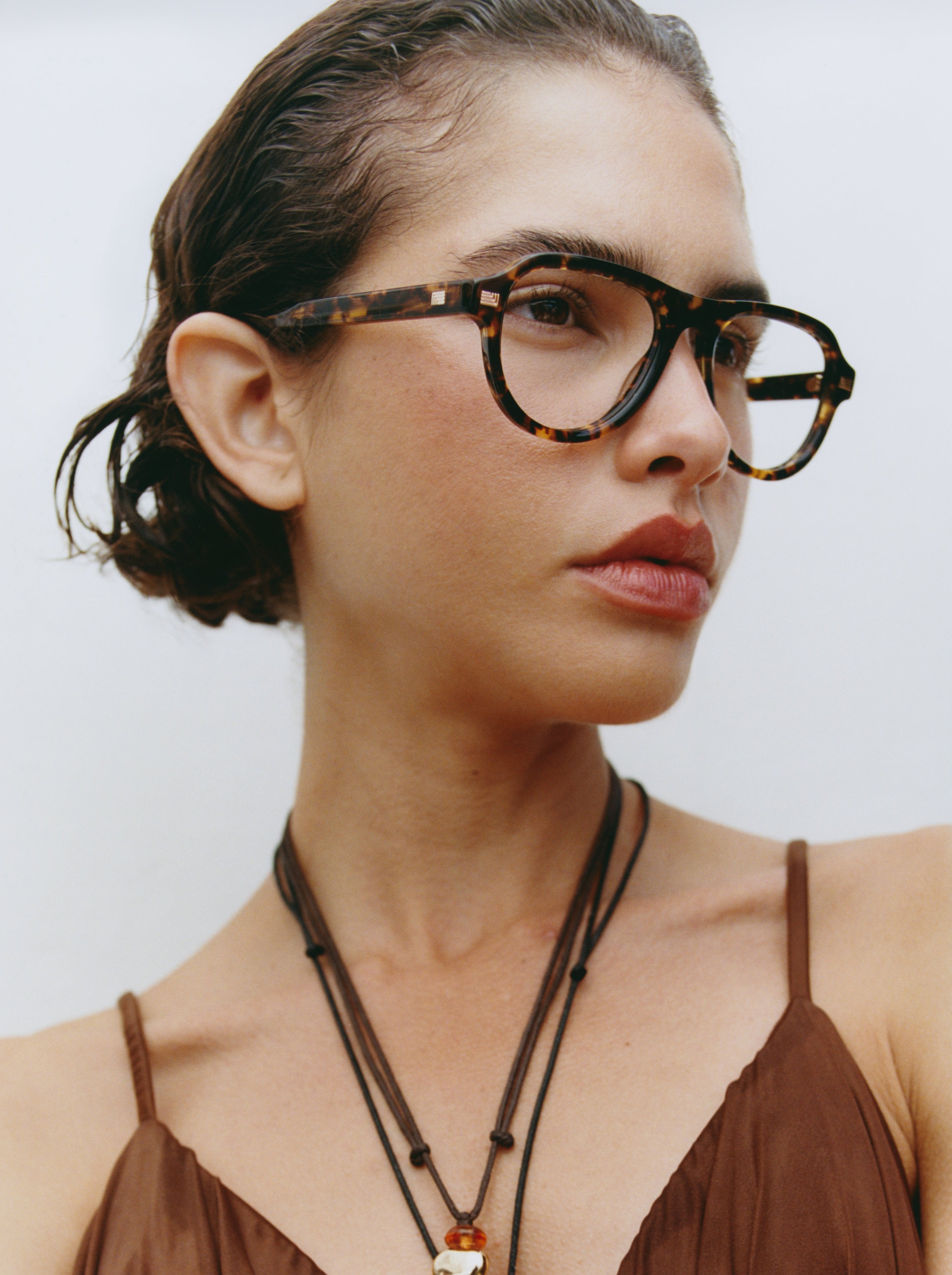 The Sao Medium Women's Eyeglasses in Dark Tortoise | Jimmy Fairly US