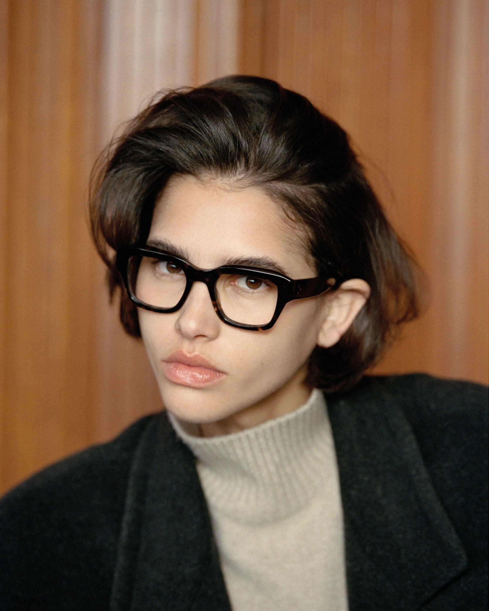 The Celi Square Women's Eyeglasses in Dark Tortoise