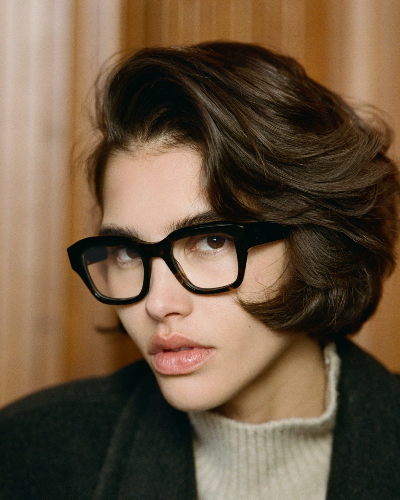 The Celi Square Women's Eyeglasses in Dark Tortoise