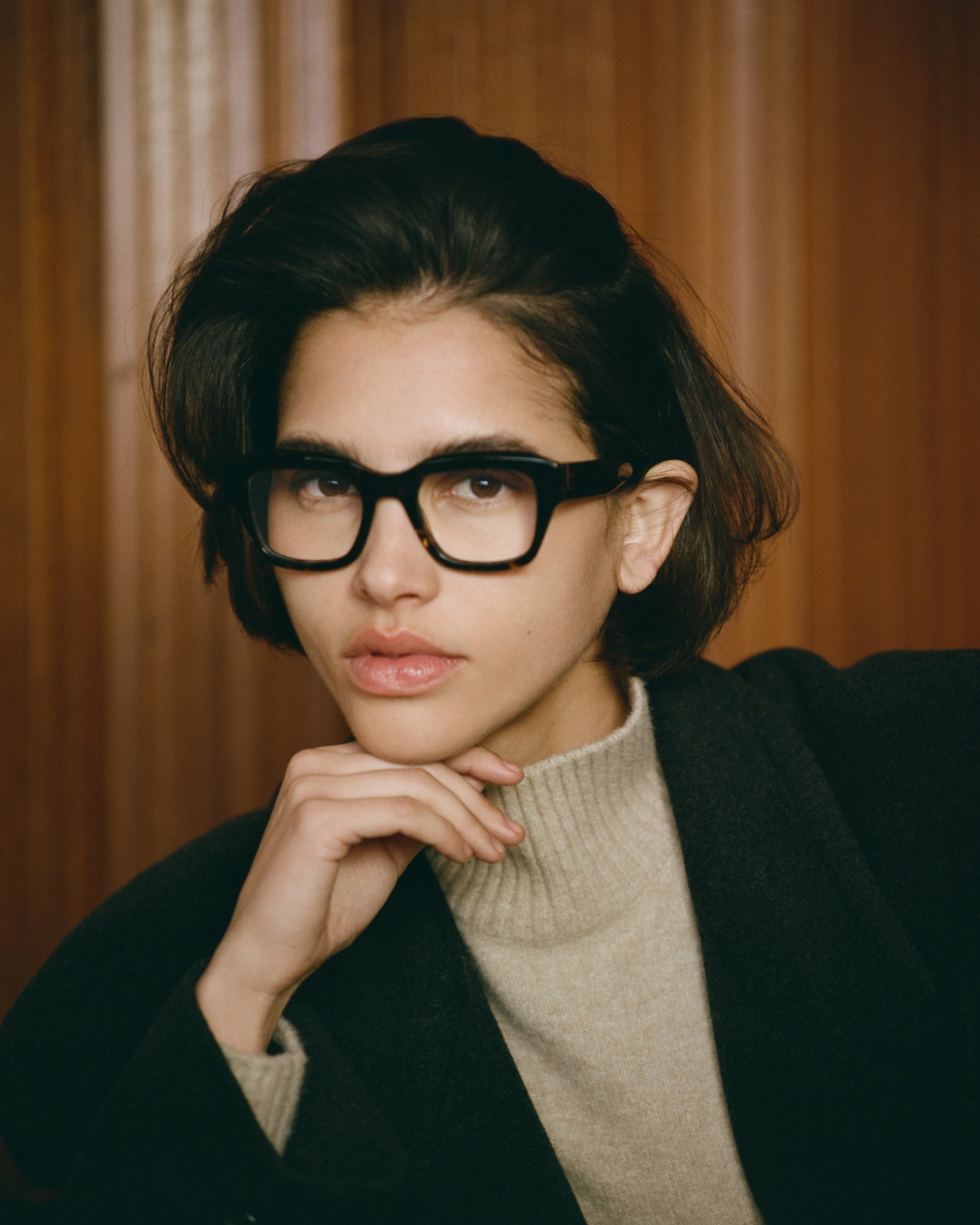 The Celi Square Women's Eyeglasses in Dark Tortoise