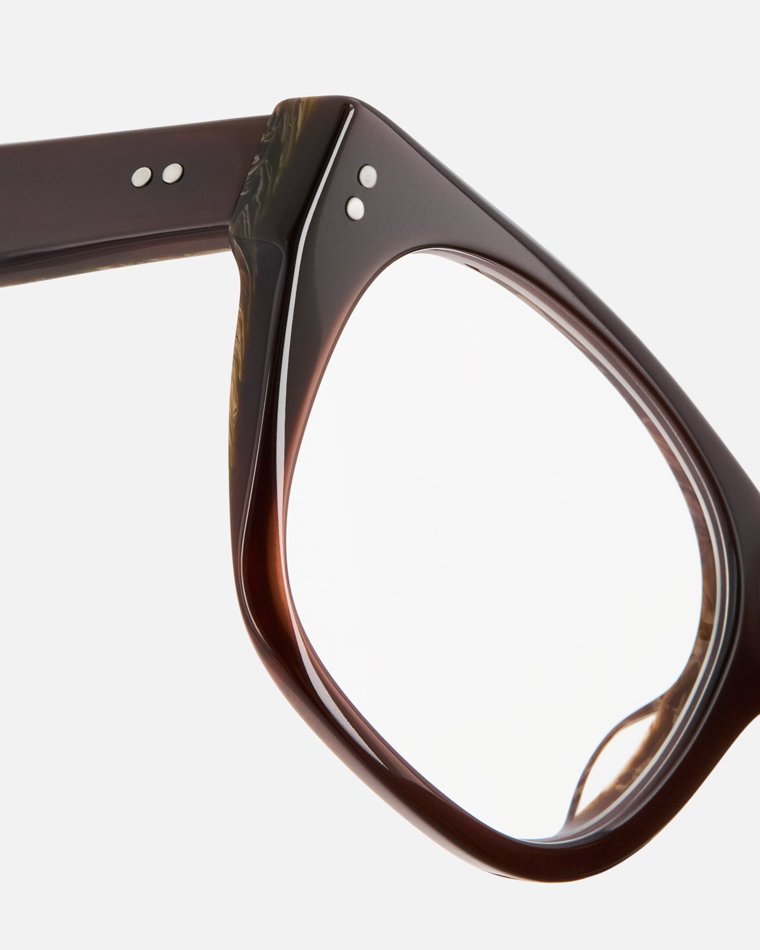 La Bow Rectangular Gafas para Mujer in Marrón