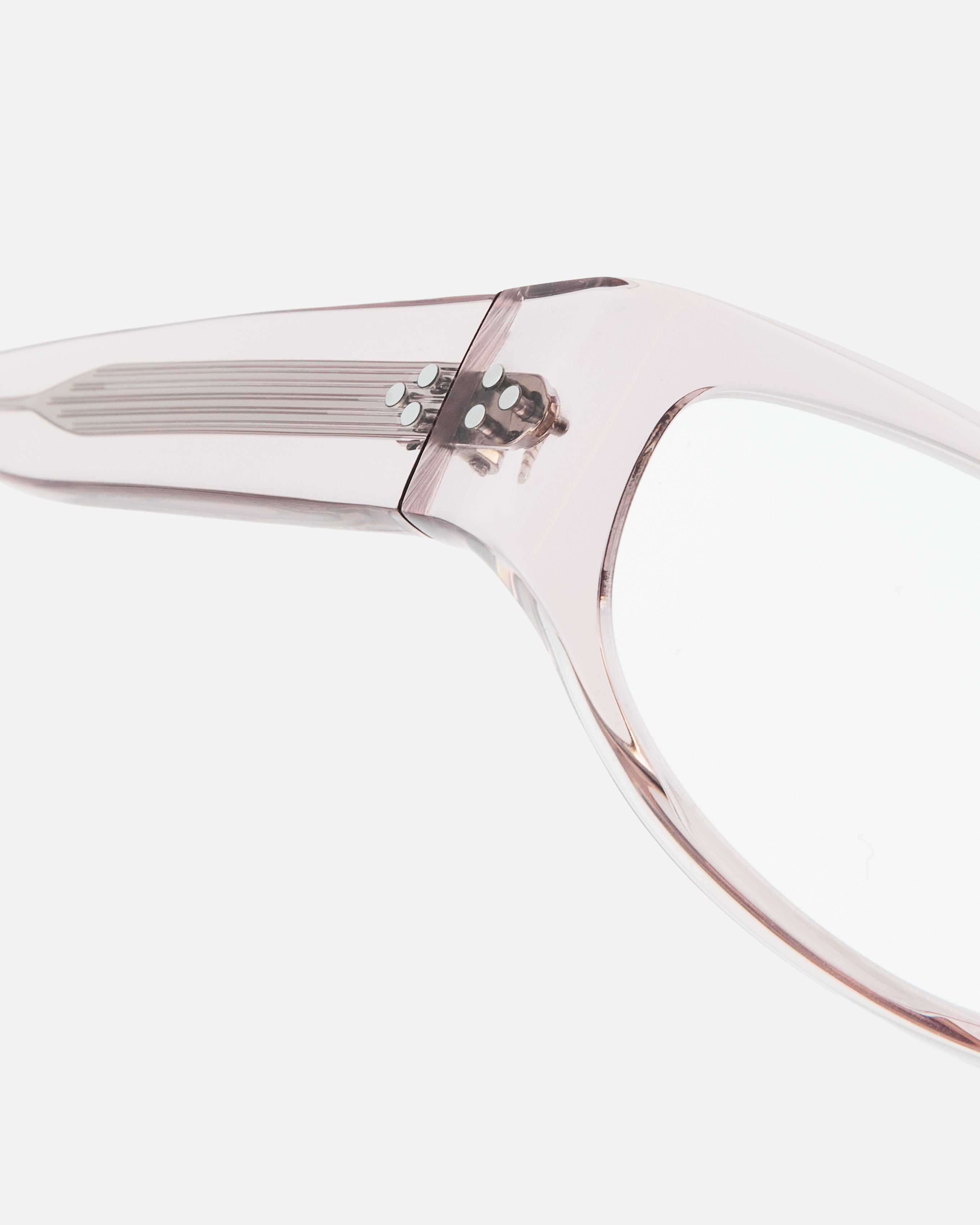 La Chester Rectangular Gafas para Hombre in Crema