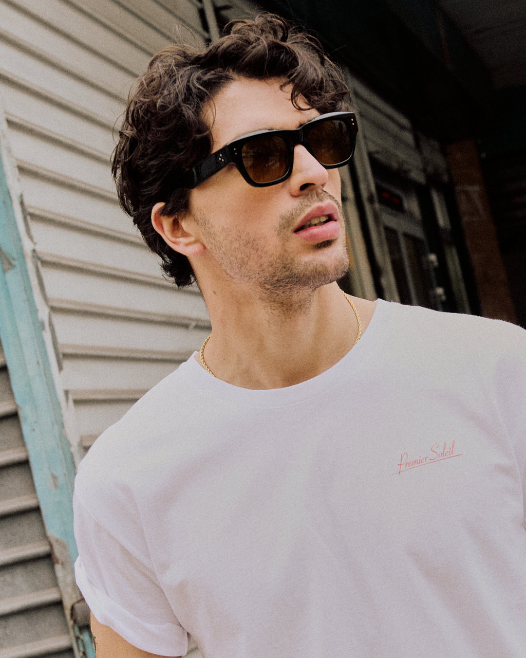 The Cola Rectangular Women's Sunglasses in Black