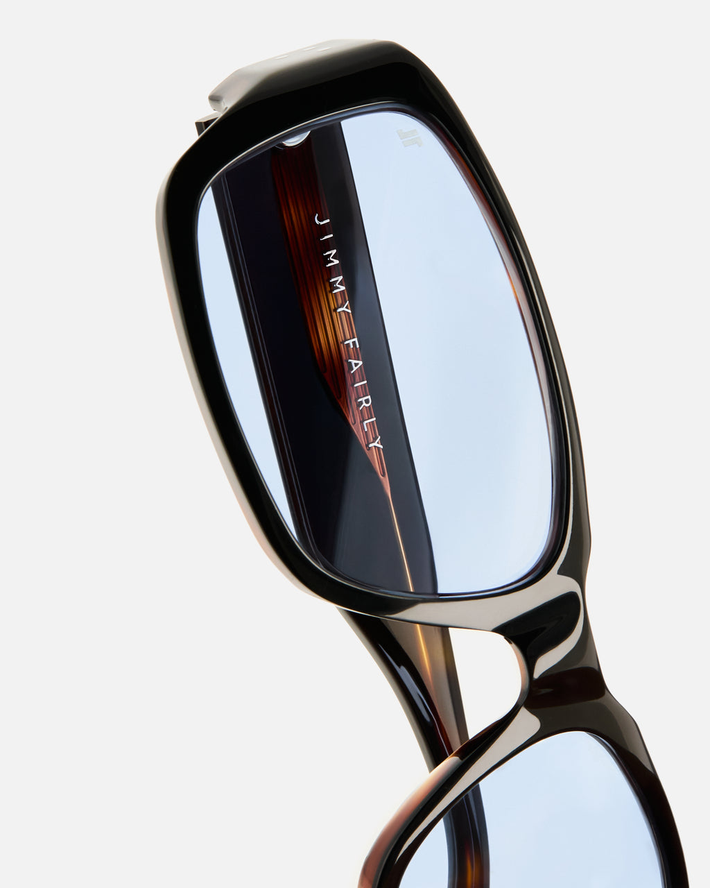 La Chili Rectangulaire Lunettes de Soleil pour homme in Noir