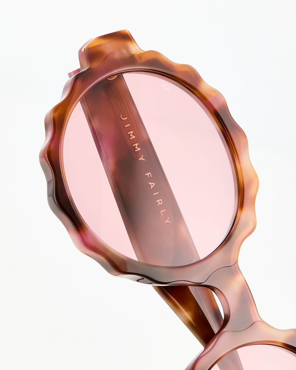The Lily JF Colors Flower Women's Sunglasses in Tortoise