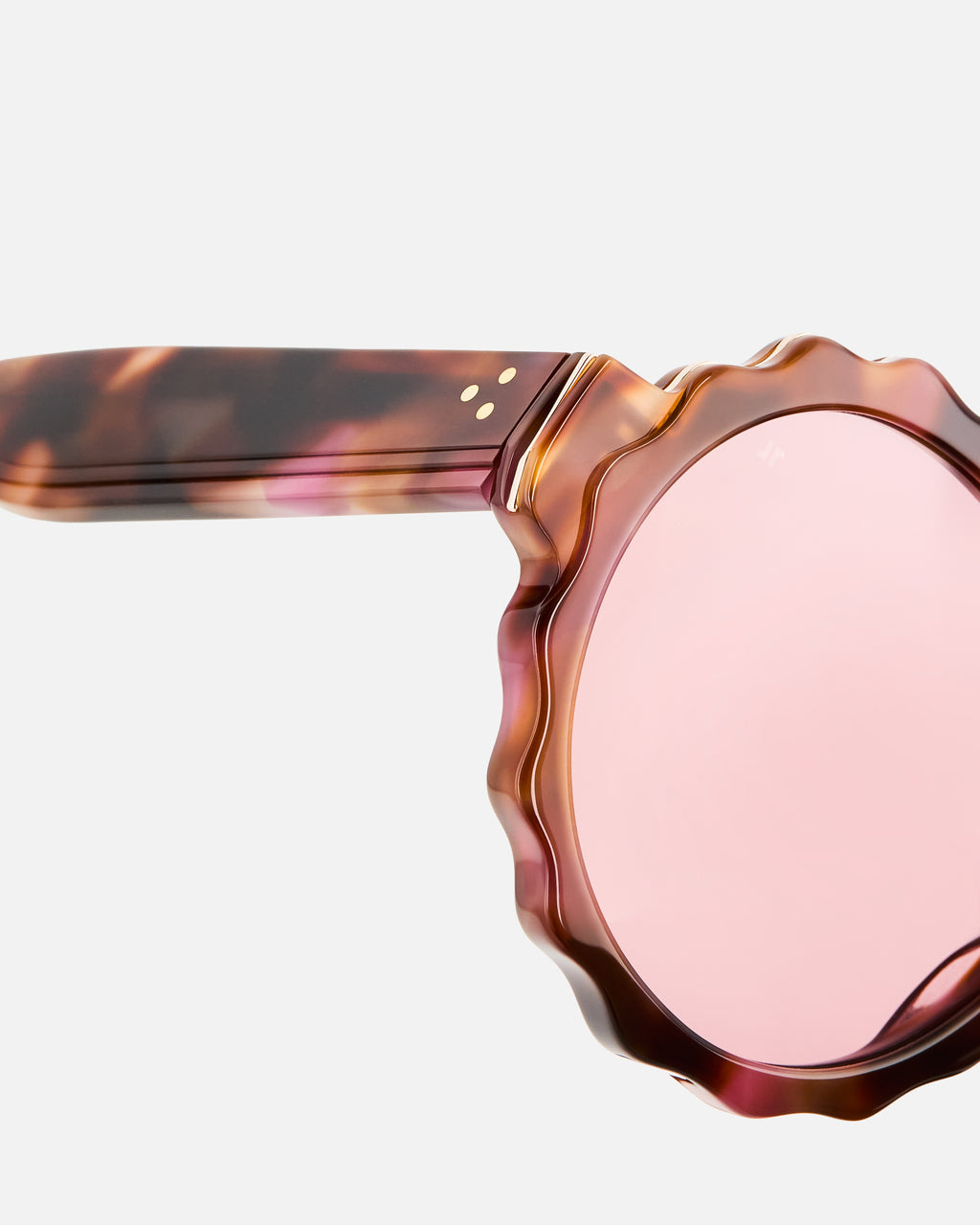 The Lily JF Colors Flower Women's Sunglasses in Tortoise
