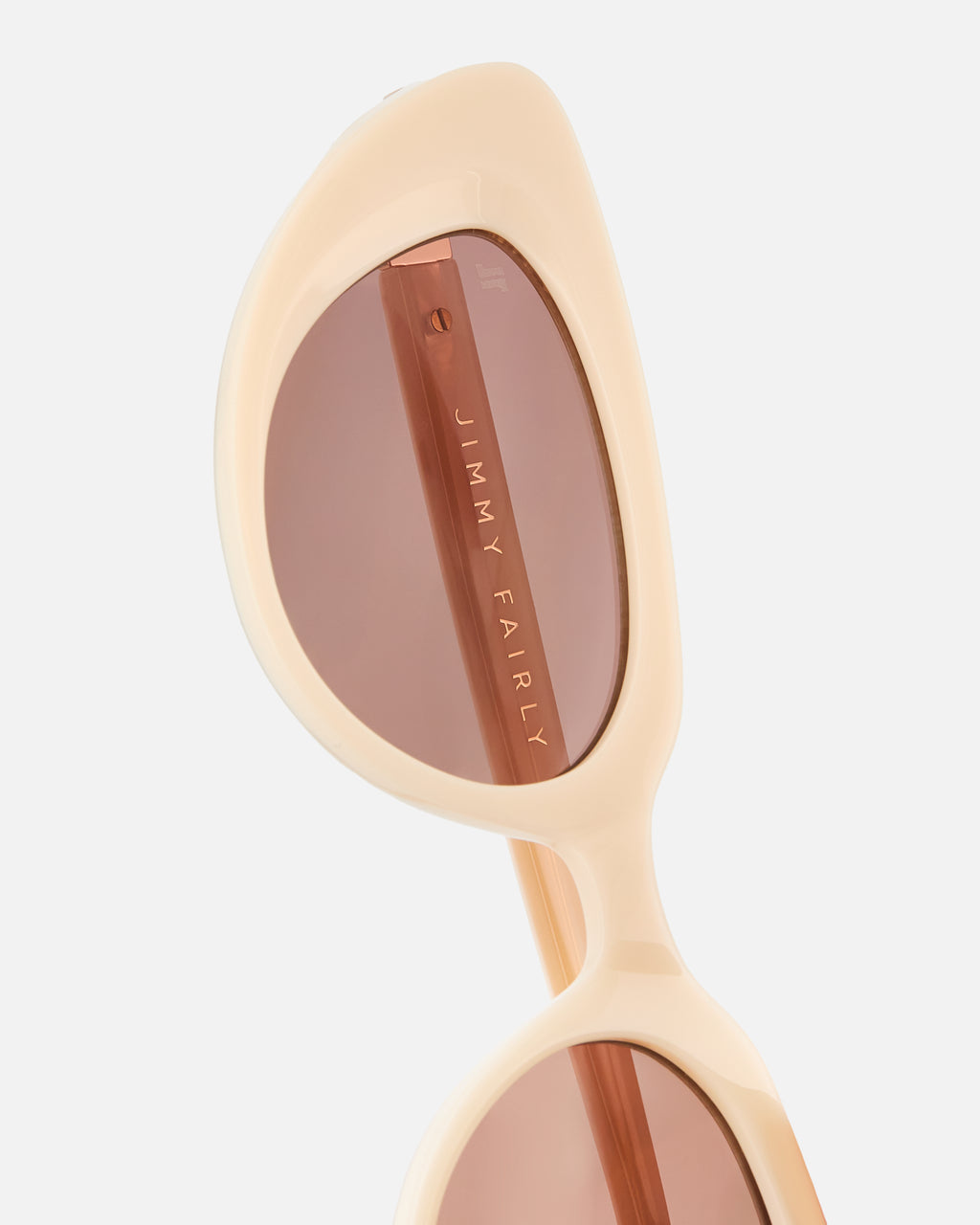 The Miza Butterfly Women's Sunglasses in Cream